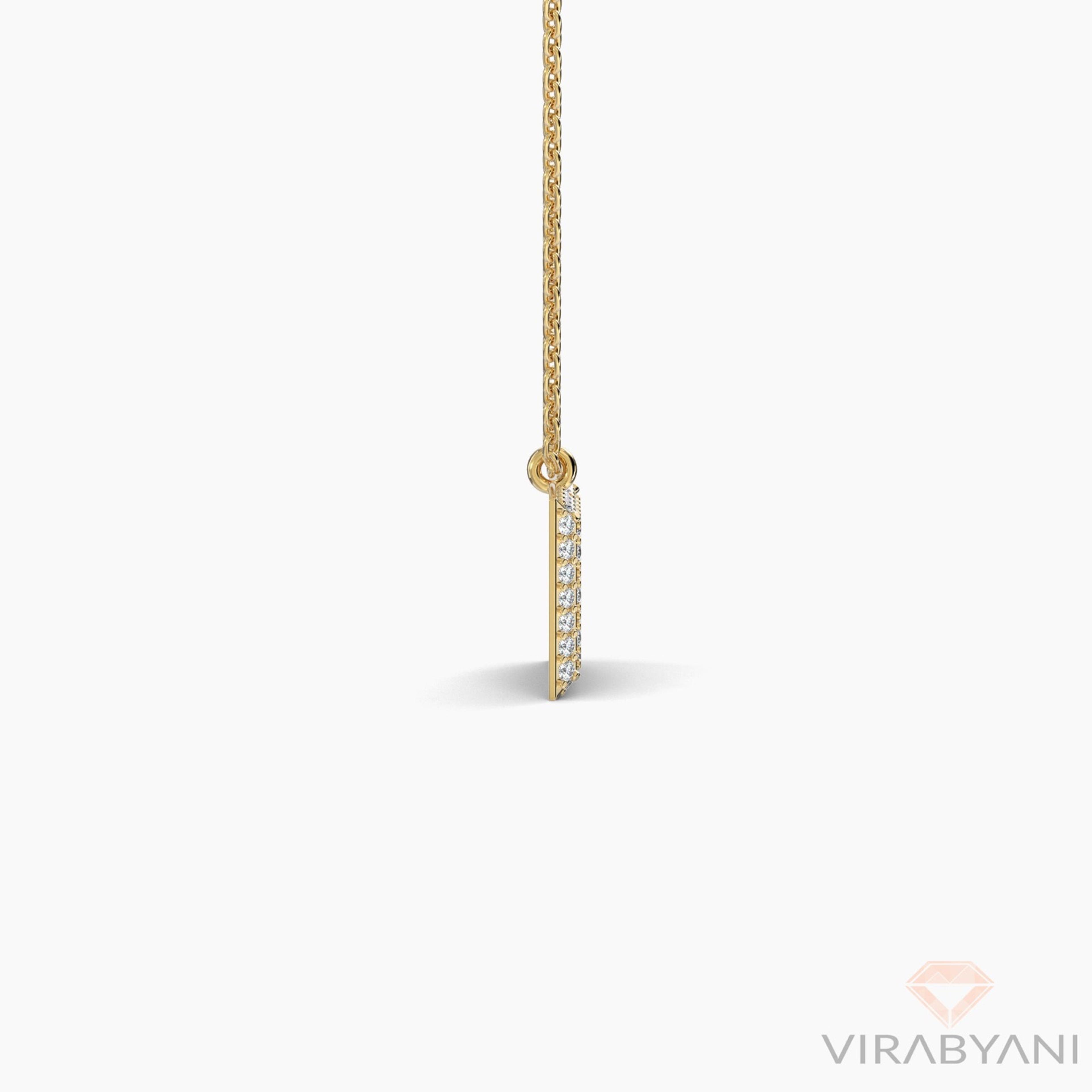 Square Shaped AMoré Pavé Necklace With 0.60 ct. Diamonds