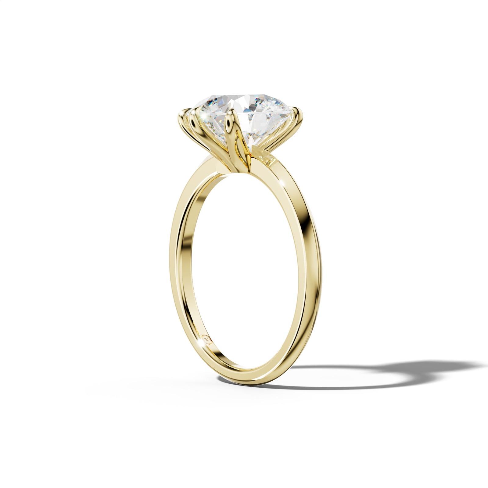 Myra Round Diamond Engagement Ring