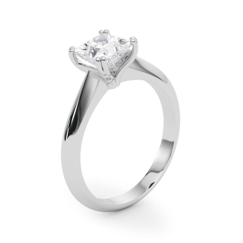 Ava Princess Diamond Solitaire Engagement Ring