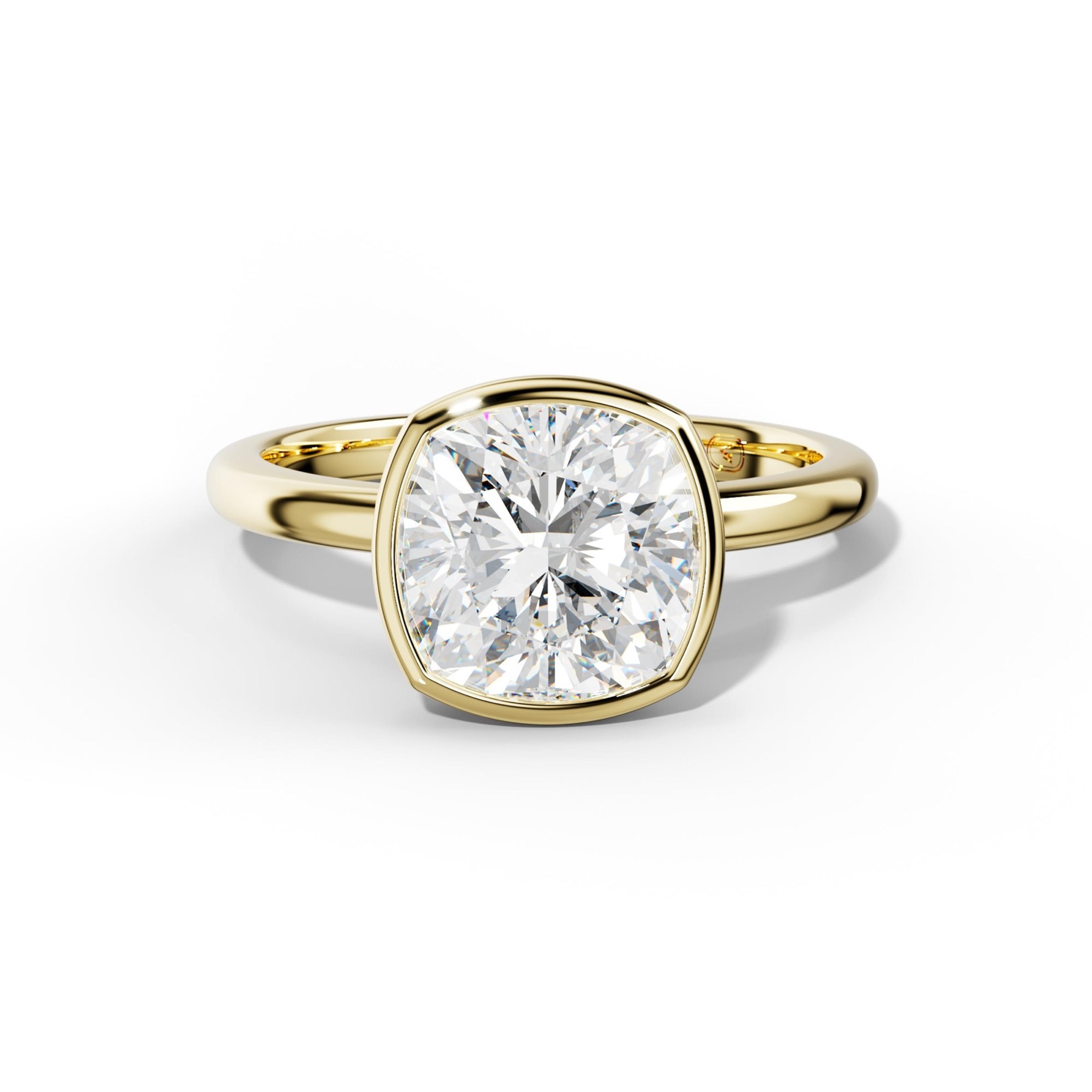 Malaya Cushion Diamond Engagement Ring