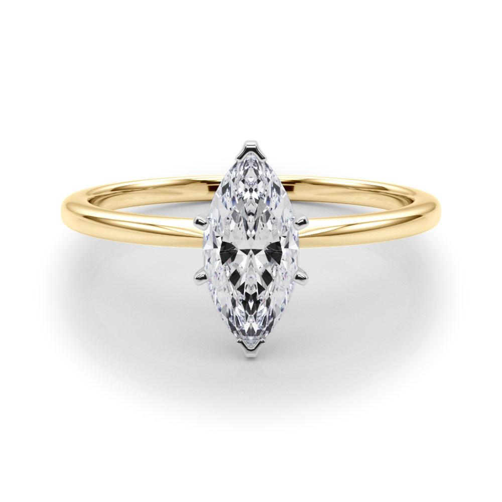 Angelica Marquise Lab Grown Diamond Solitaire Engagement Ring IGI Certified