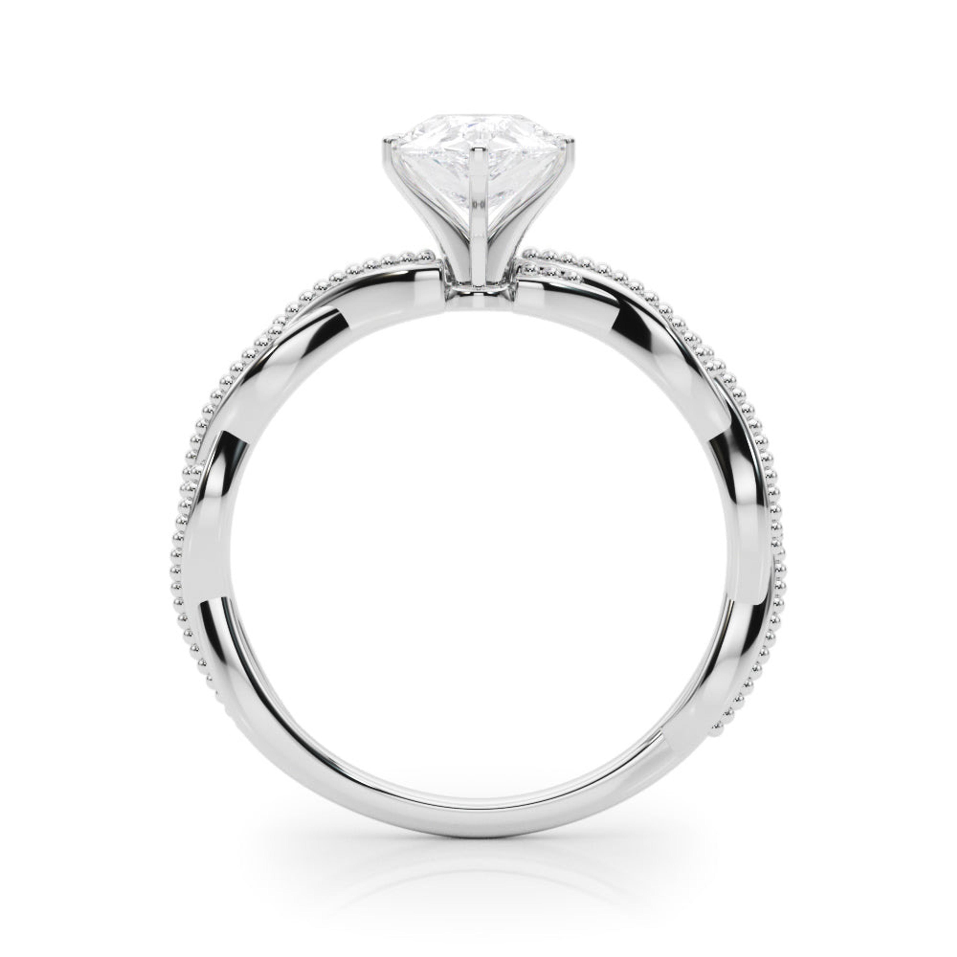 Anastasia Twisted Vine Pear Lab Grown Diamond Solitaire Engagement Ring IGI Certified