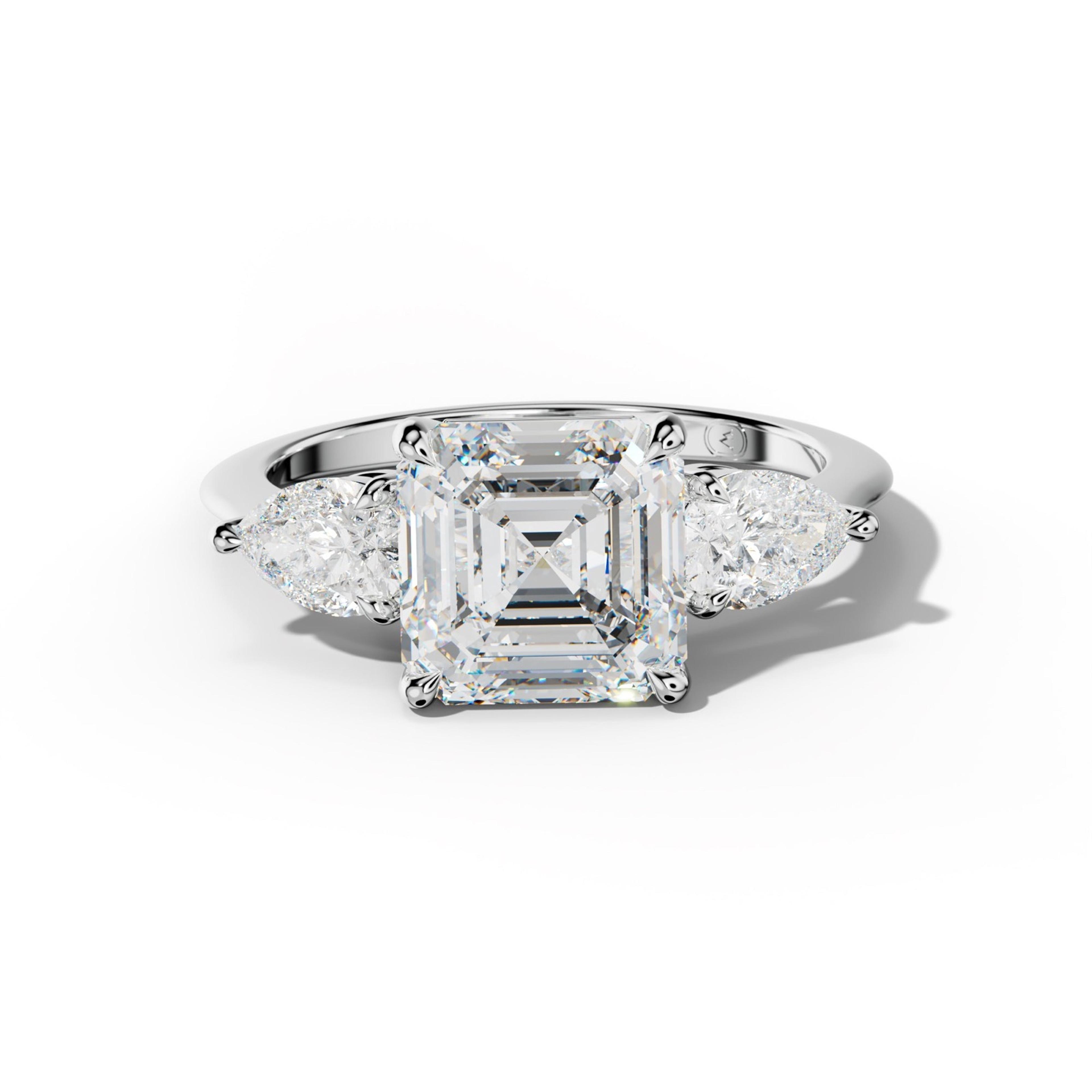 Hannah Asscher Cut Diamond Engagement Ring