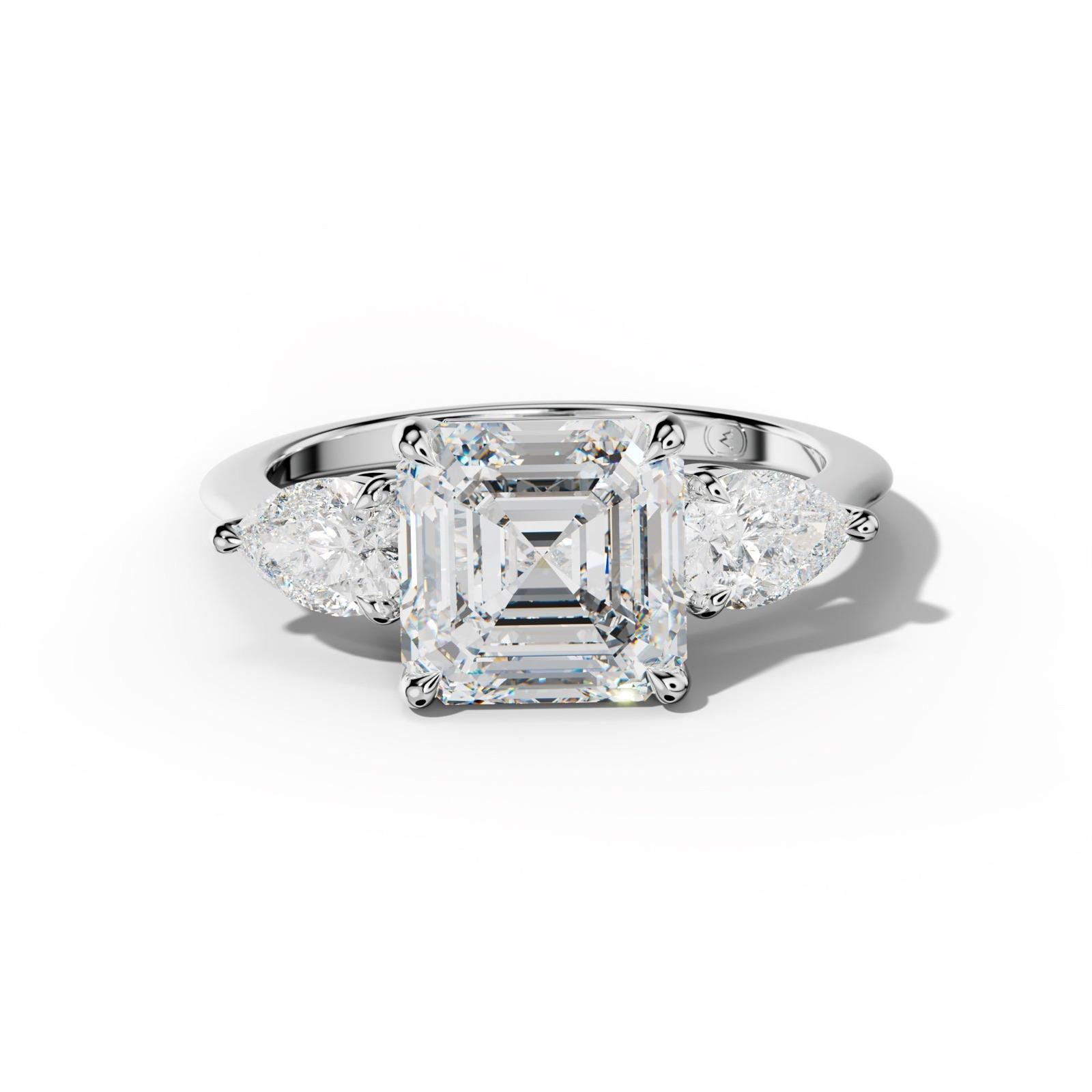 Hannah Asscher Cut Diamond Engagement Ring