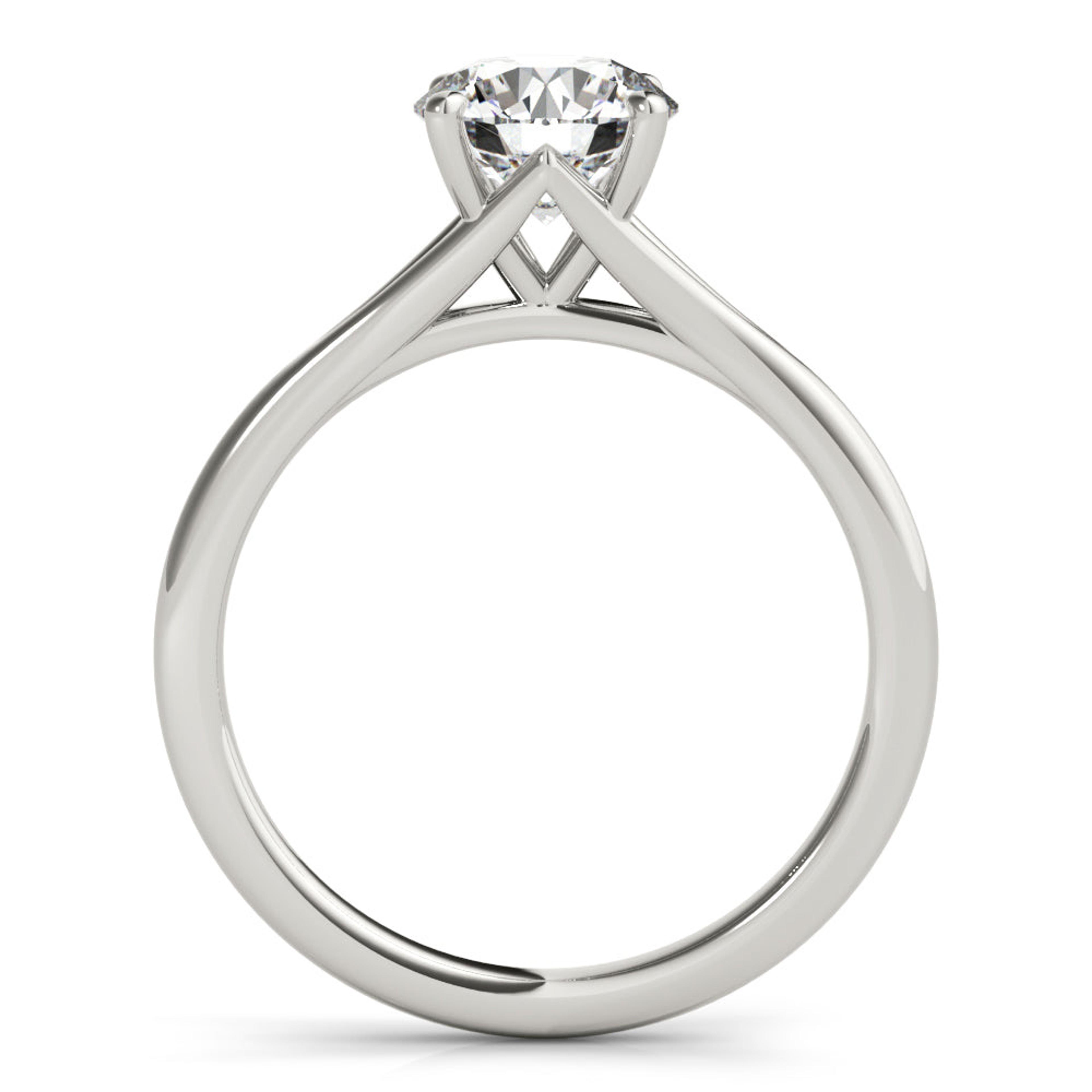 Aria Round  Diamond Solitaire Engagement Ring