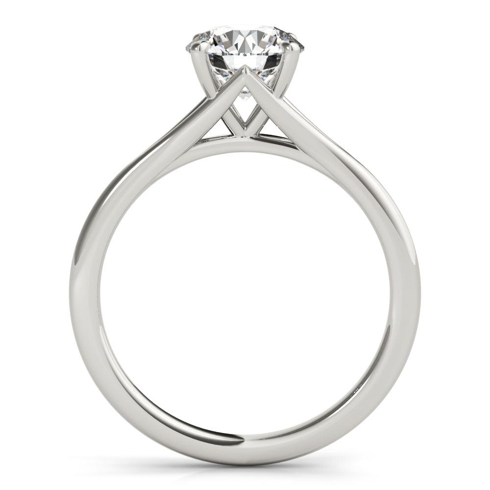 Aria Round Diamond Solitaire Engagement Ring
