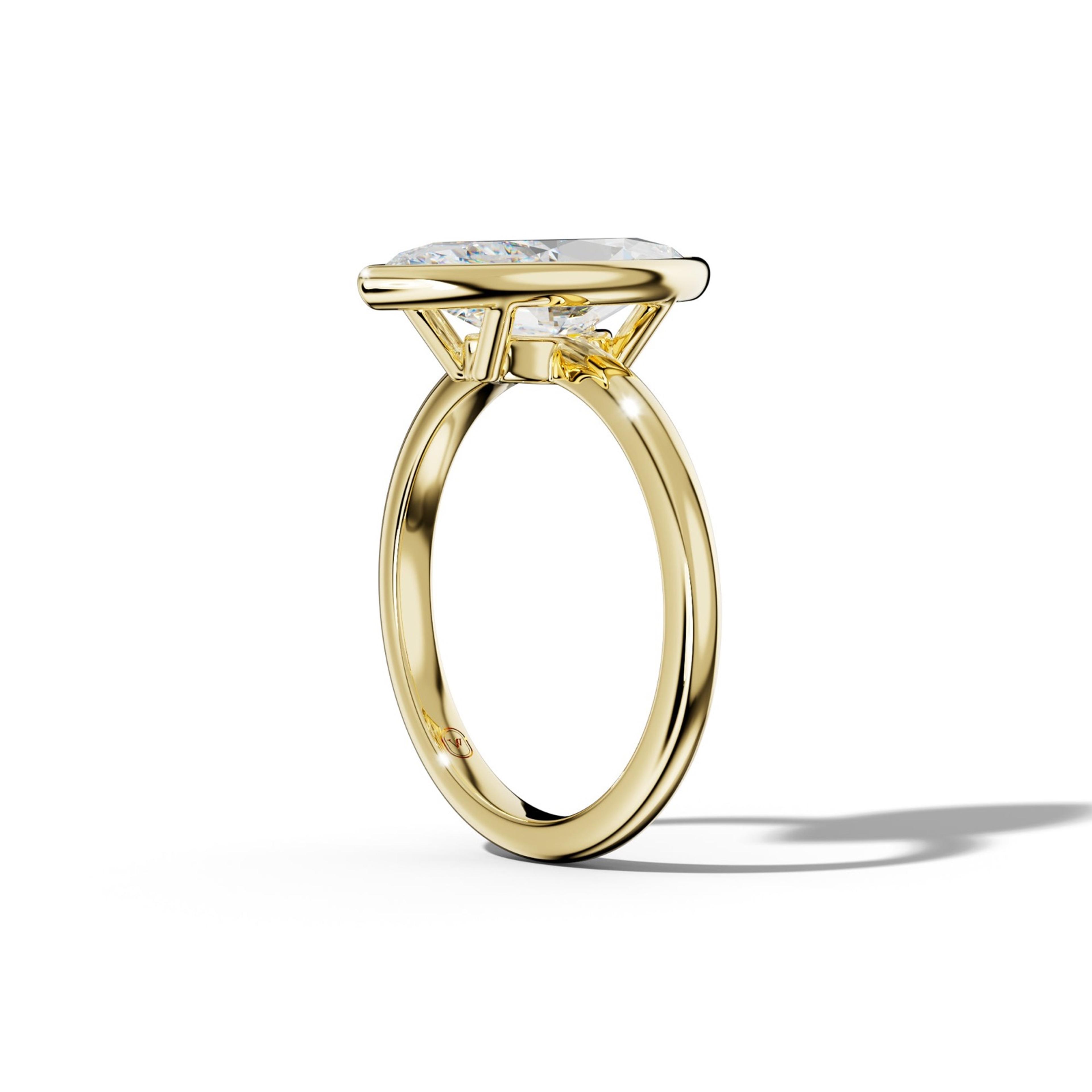 Malaya Marquise Diamond Engagement Ring