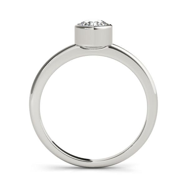 Luna Round Lab Grown Diamond Solitaire Engagement Ring IGI Certified