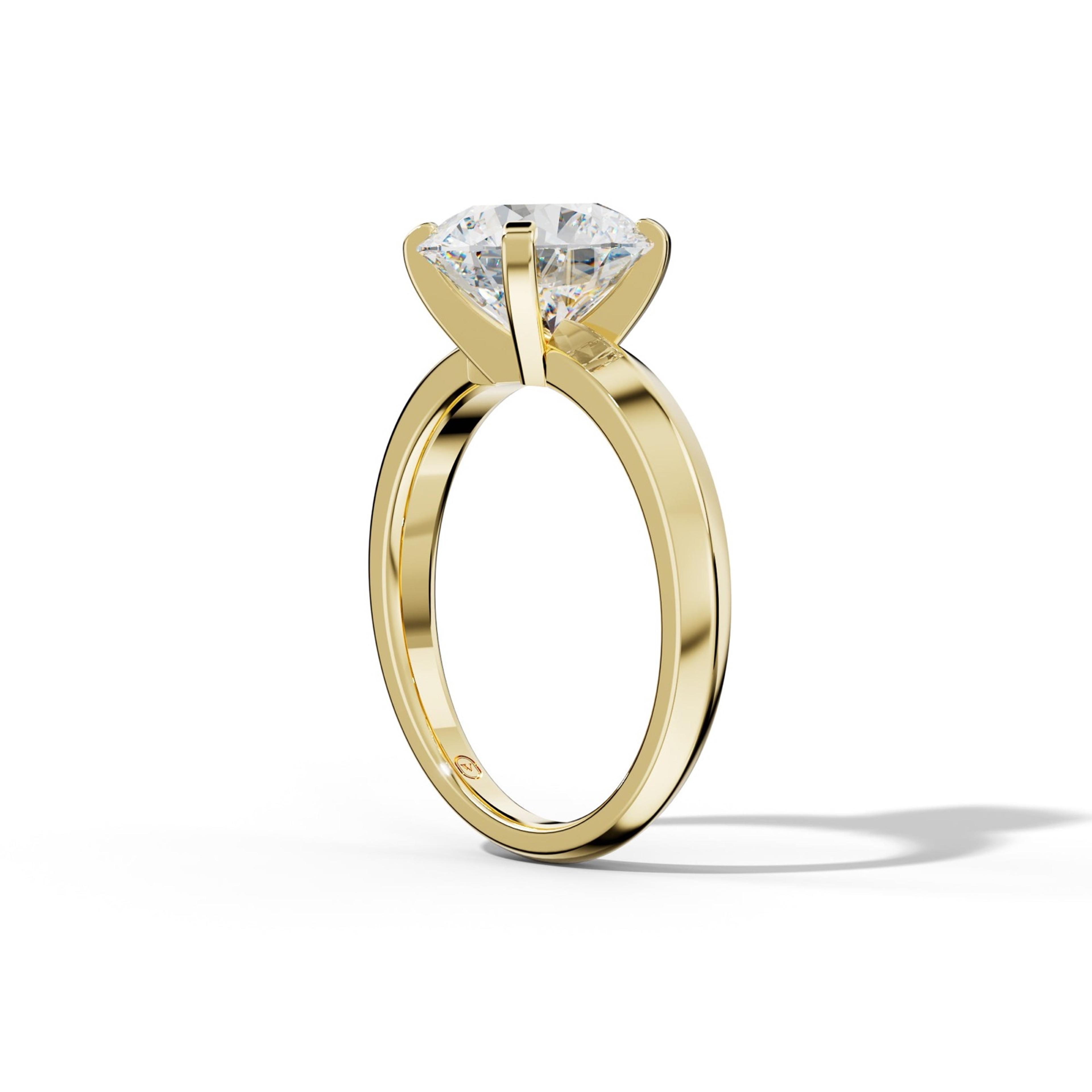 Nia Round Diamond Engagement Ring