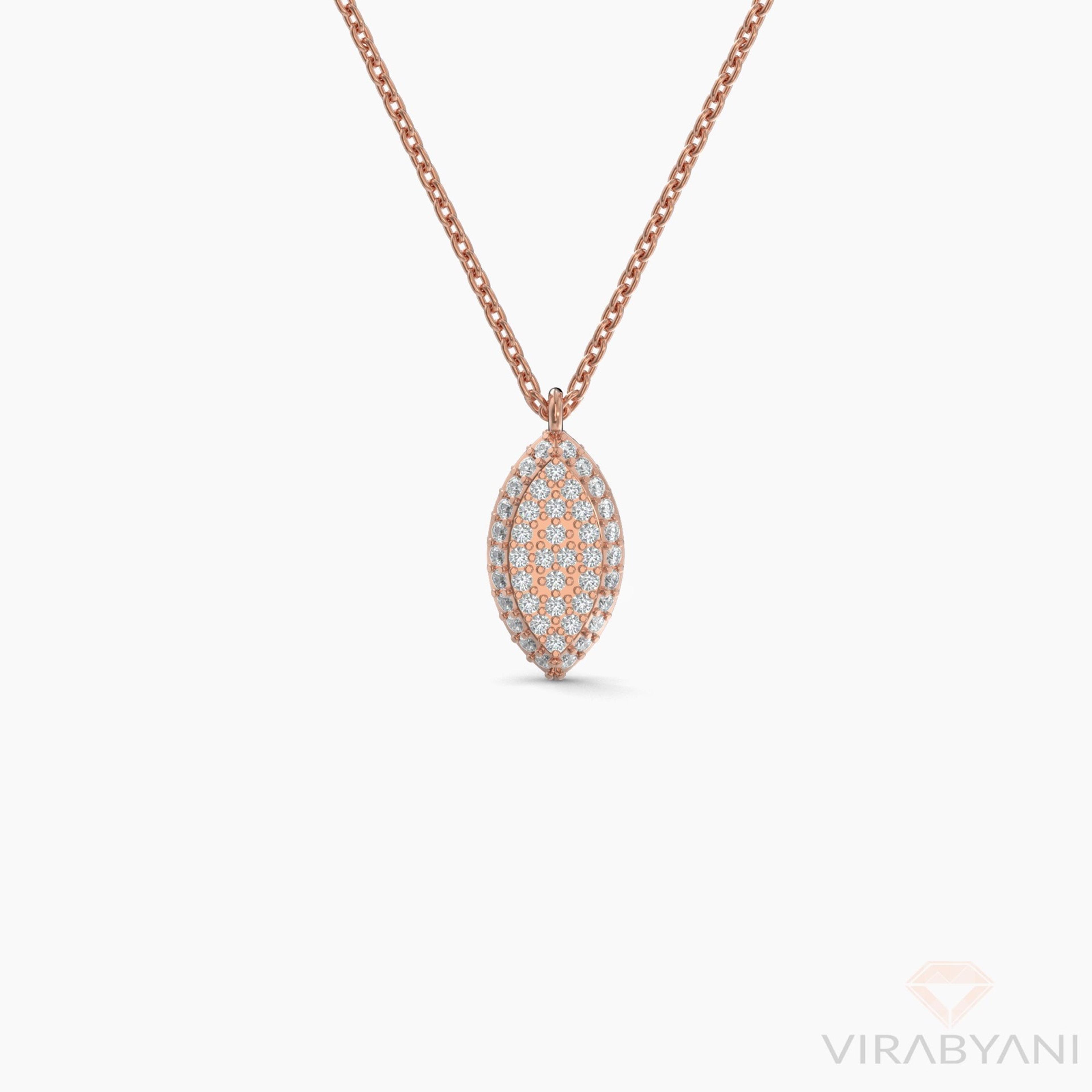 Marquise Shaped AMoré Pavé Necklace With 0.35ct. Diamonds