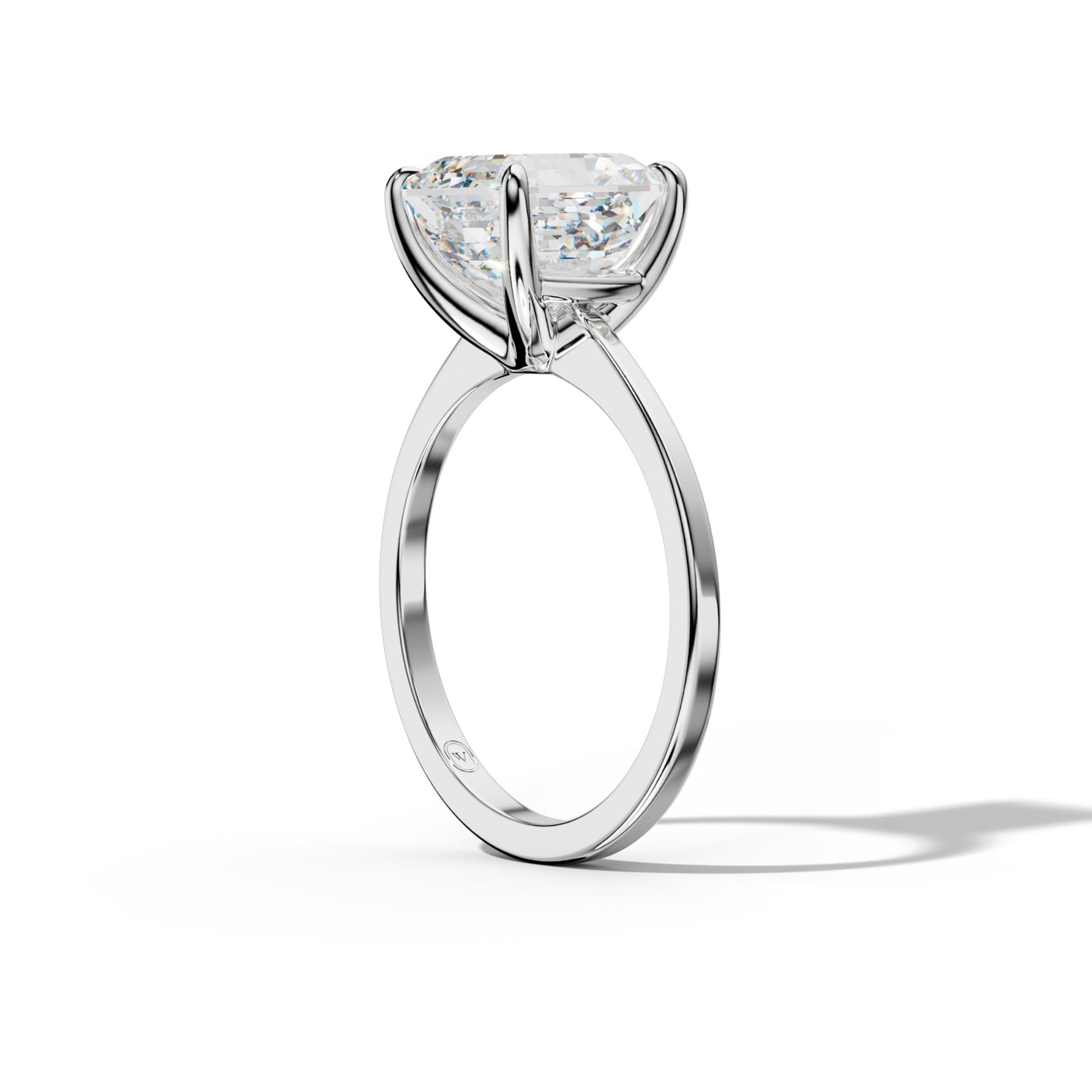 Camila Asscher Cut  Engagement Ring