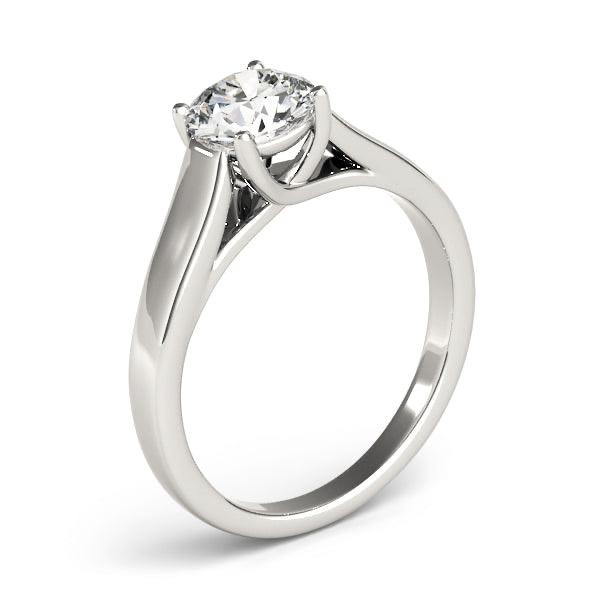 Evelyn Round Lab Grown Diamond Solitaire Engagement Ring IGI Certified