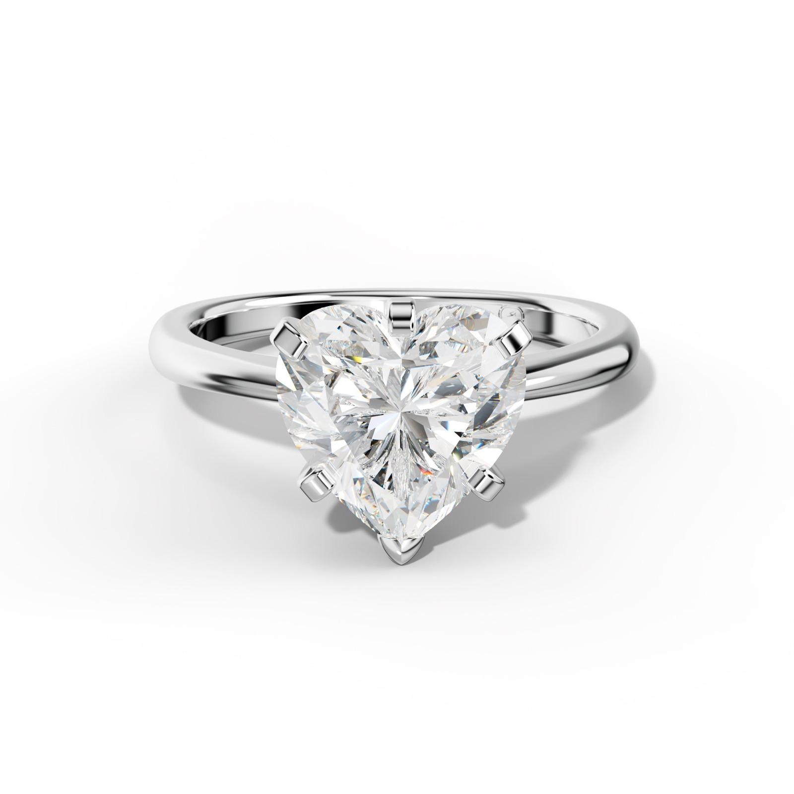 Molly Heart Diamond Engagement Ring