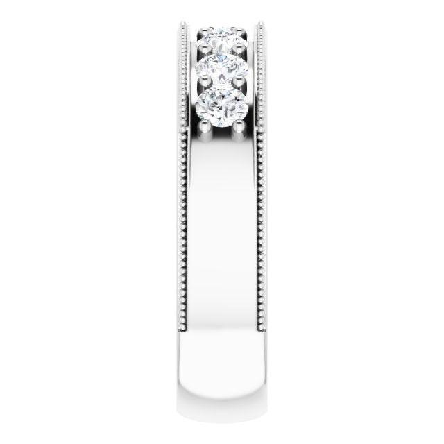 1.20 ctw Round Diamond Men's Wedding Ring