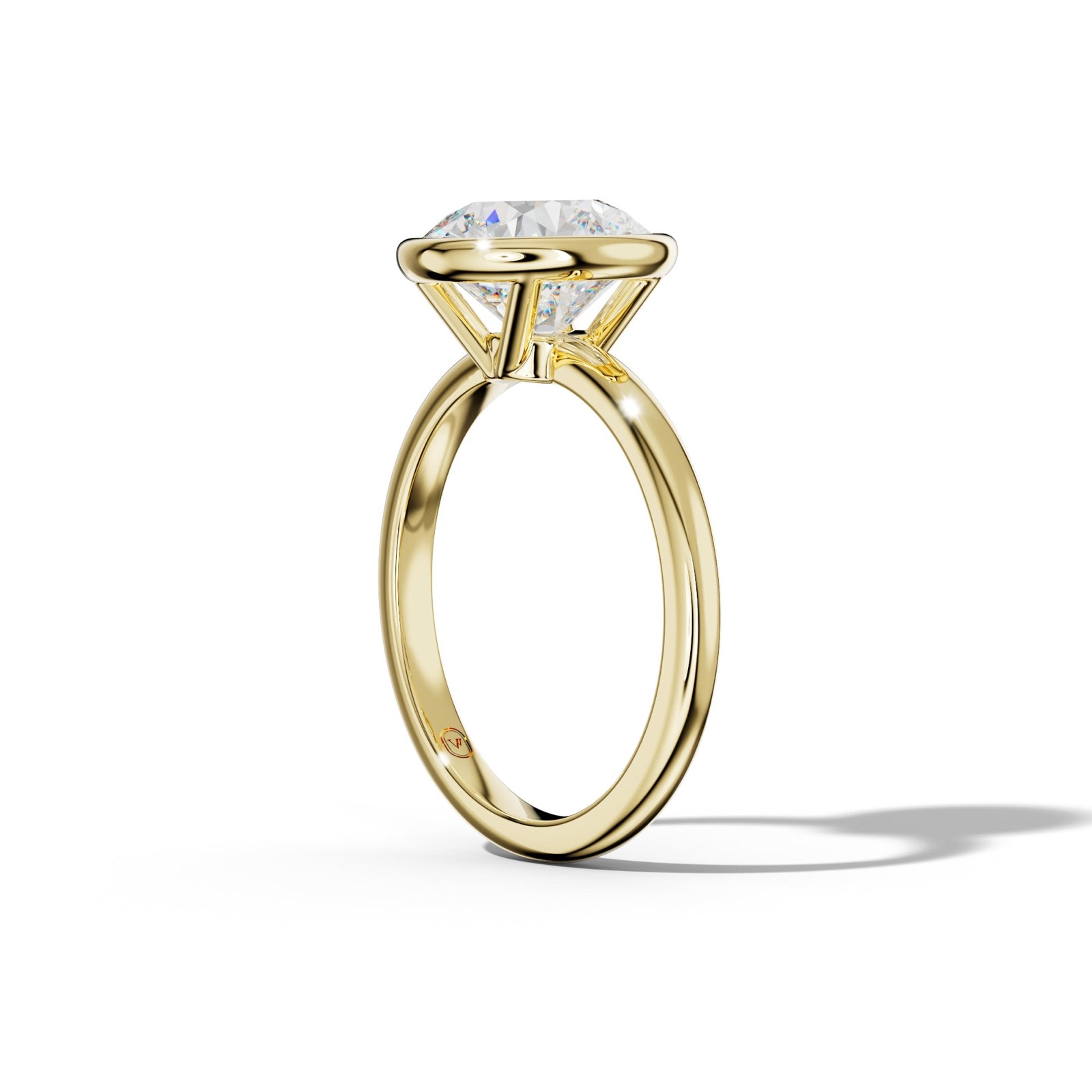 Malaya Round Diamond Engagement Ring