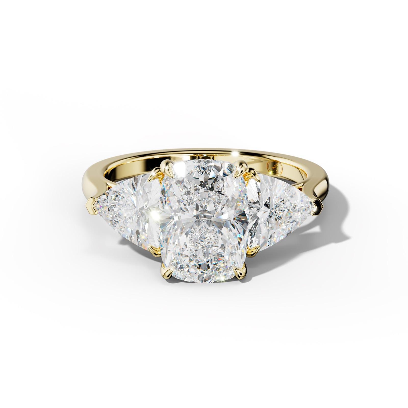 Ivy Elongated Cushion Cut Engagement Ring