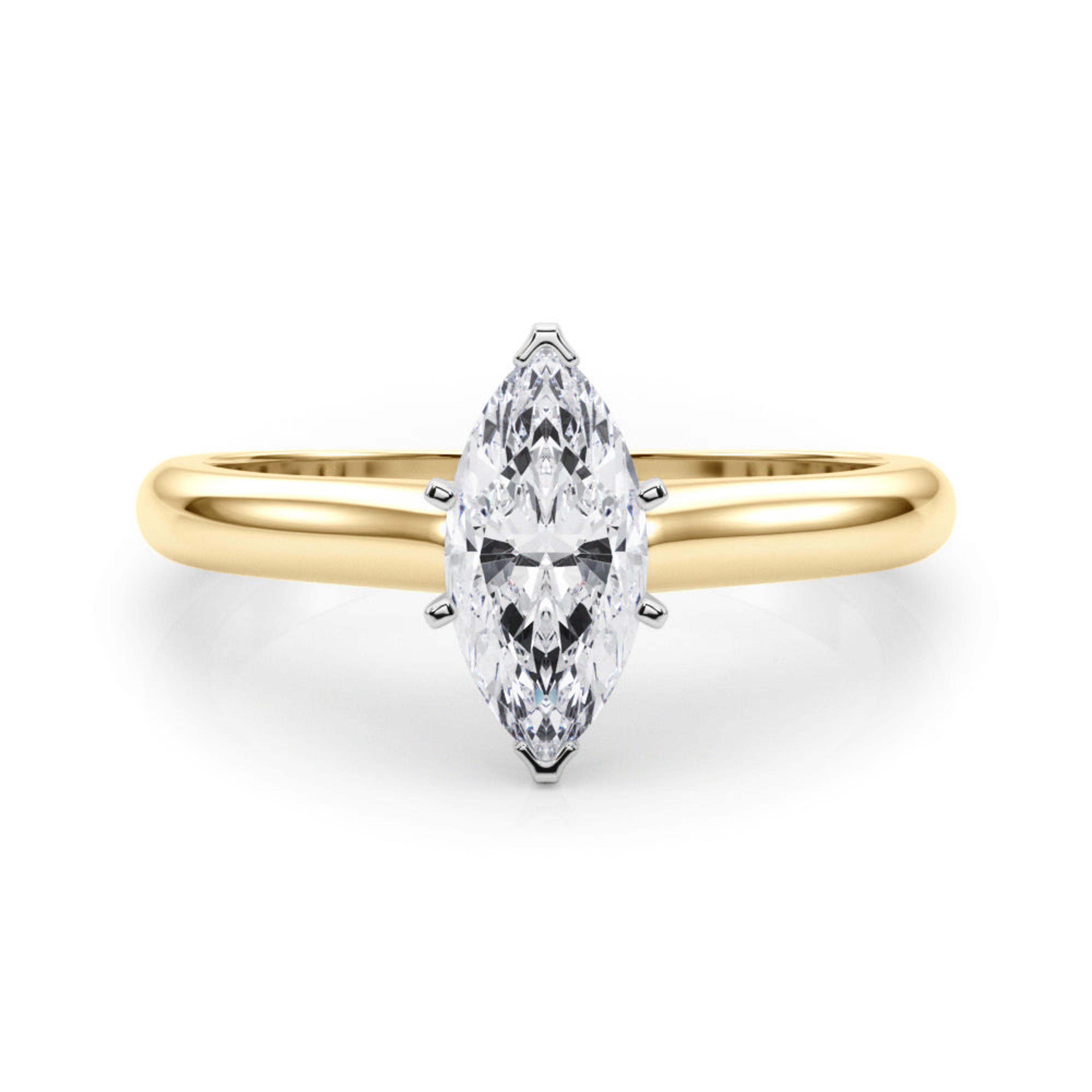 Isabella Marquise Lab Grown Diamond Solitaire Engagement Ring IGI Certified