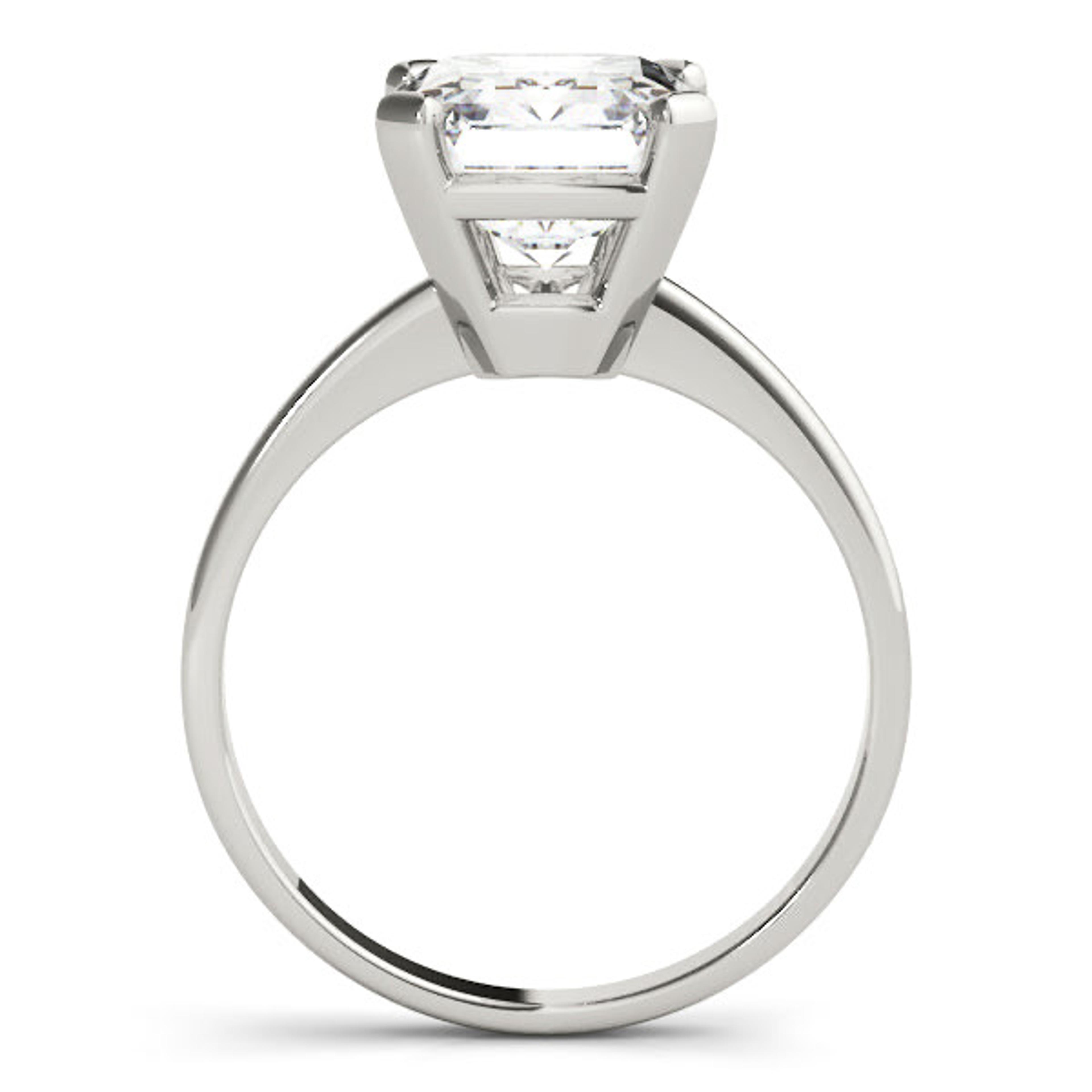 Noemi Emerald Lab Grown Diamond Solitaire Engagement Ring IGI Certified