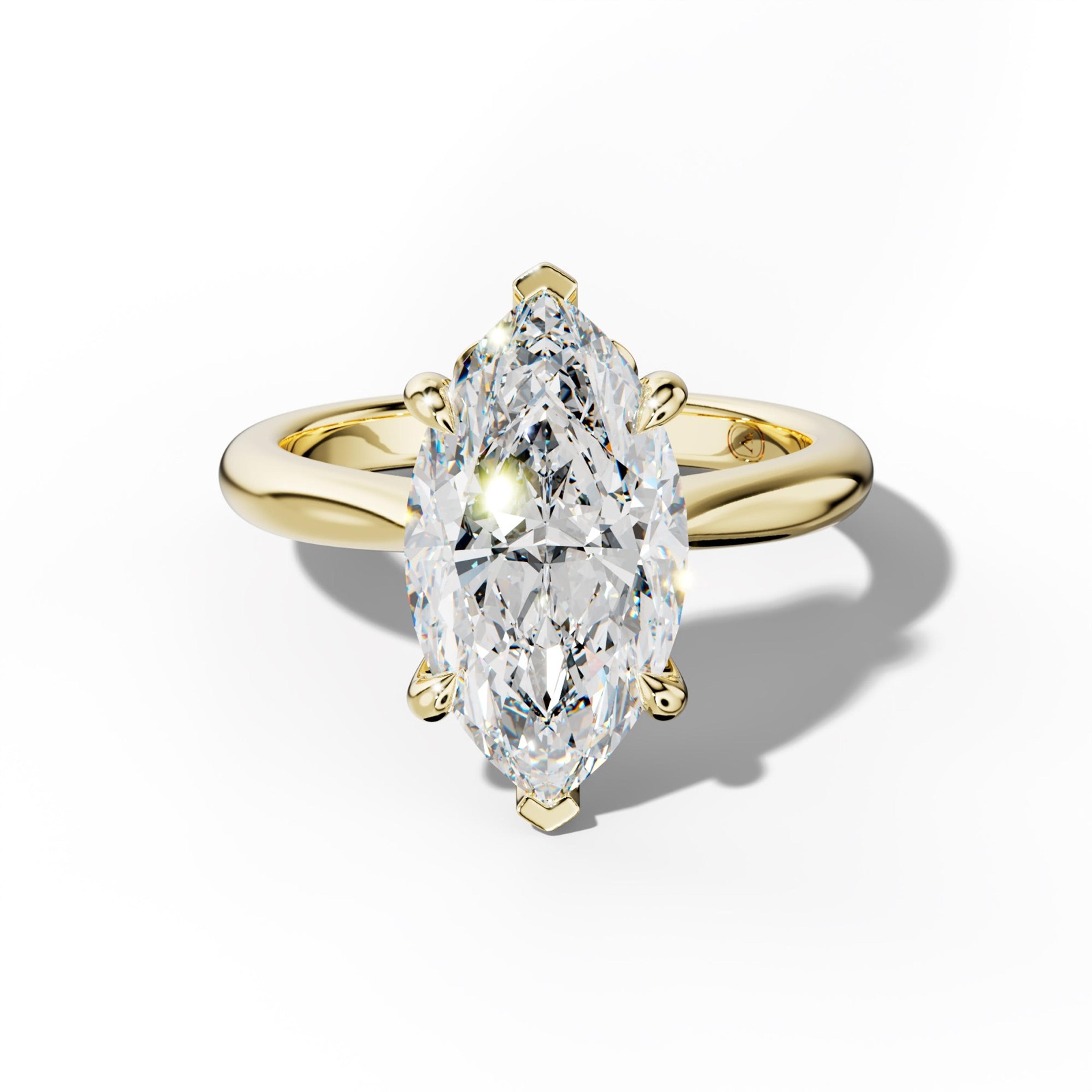 Miranda Marquise Diamond Engagement Ring