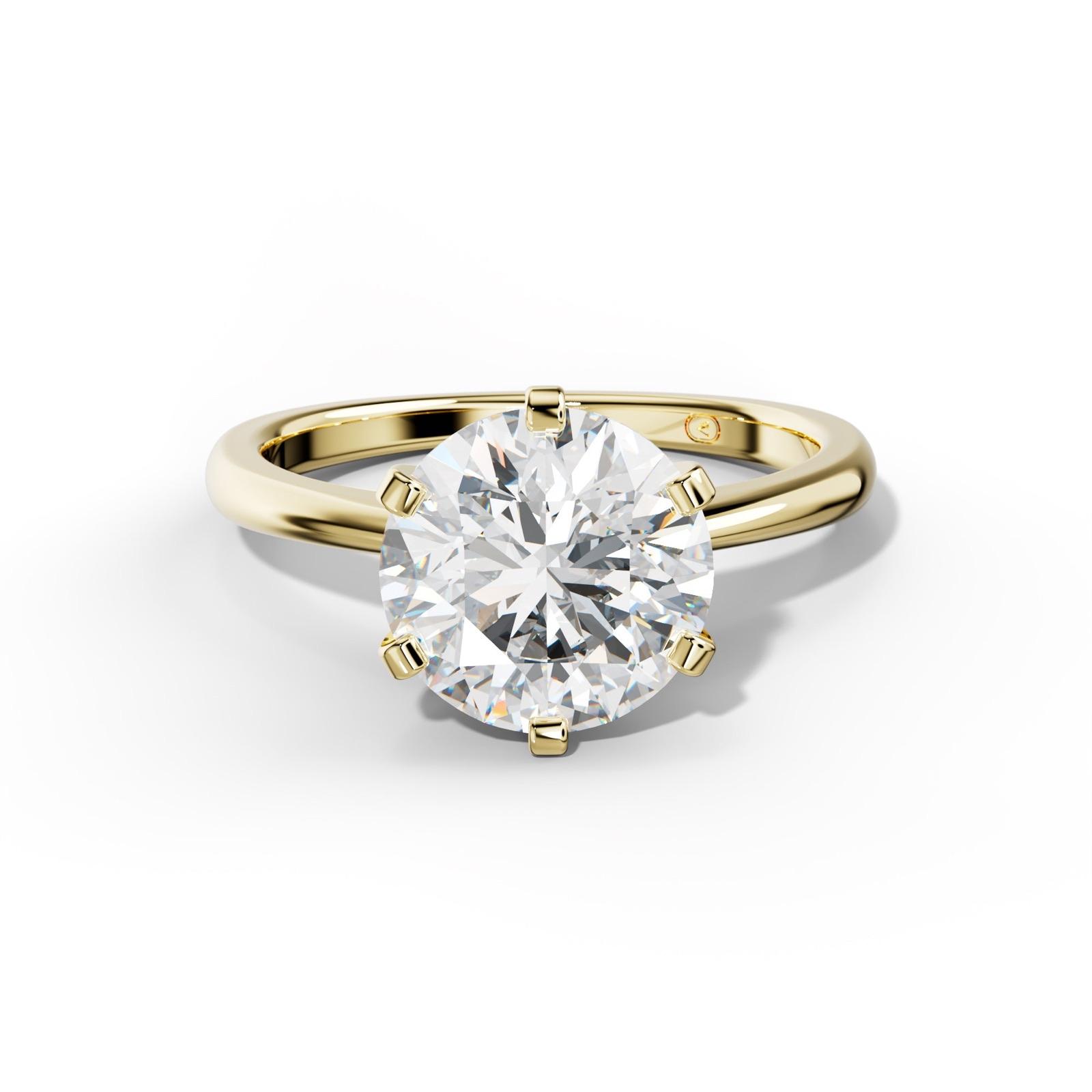 Molly Round Diamond Engagement Ring