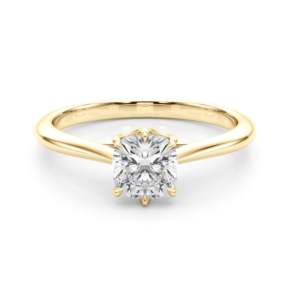 Grace Cushion Lab Grown Diamond Solitaire Engagement Ring IGI Certified