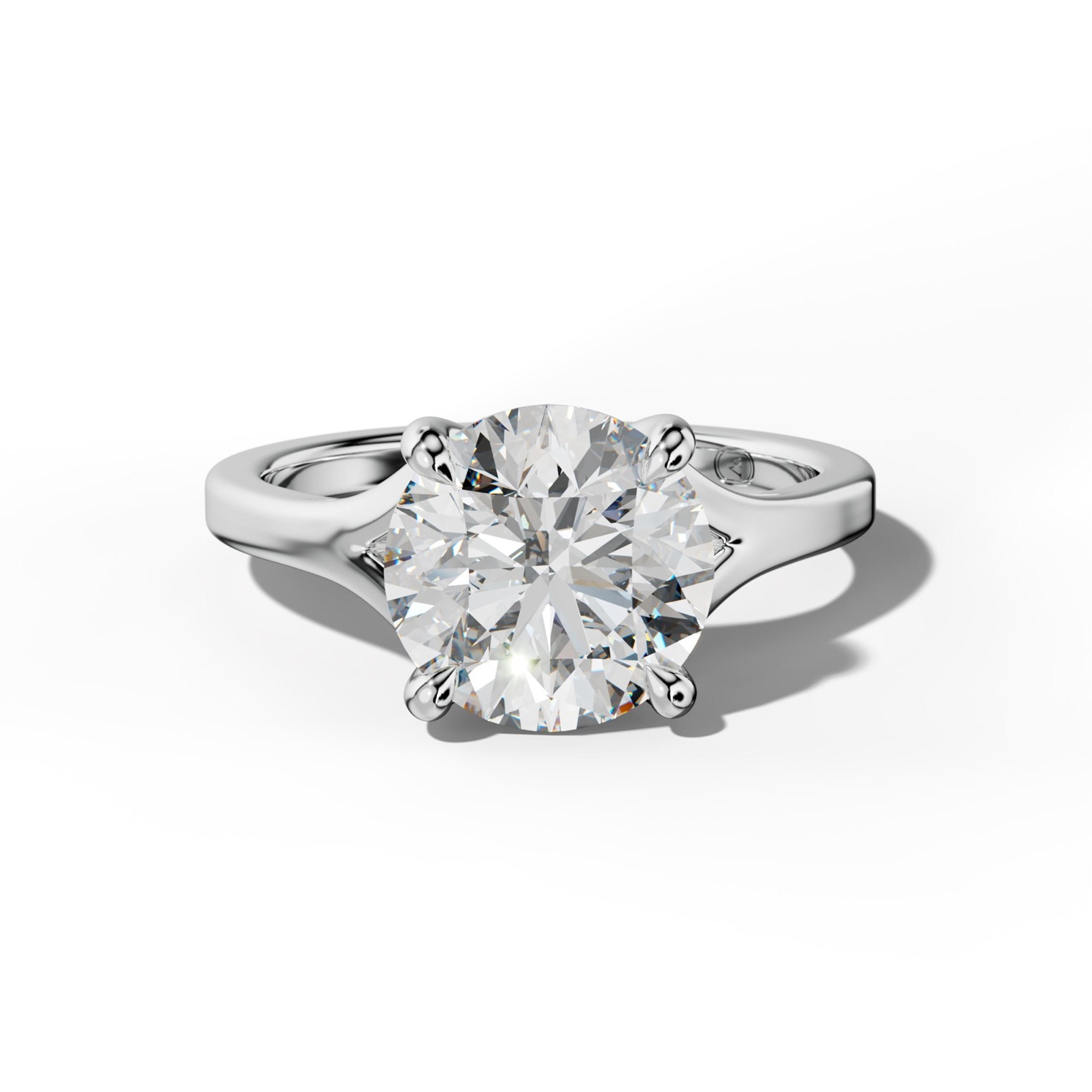 Alicia Round Diamond Engagement Ring