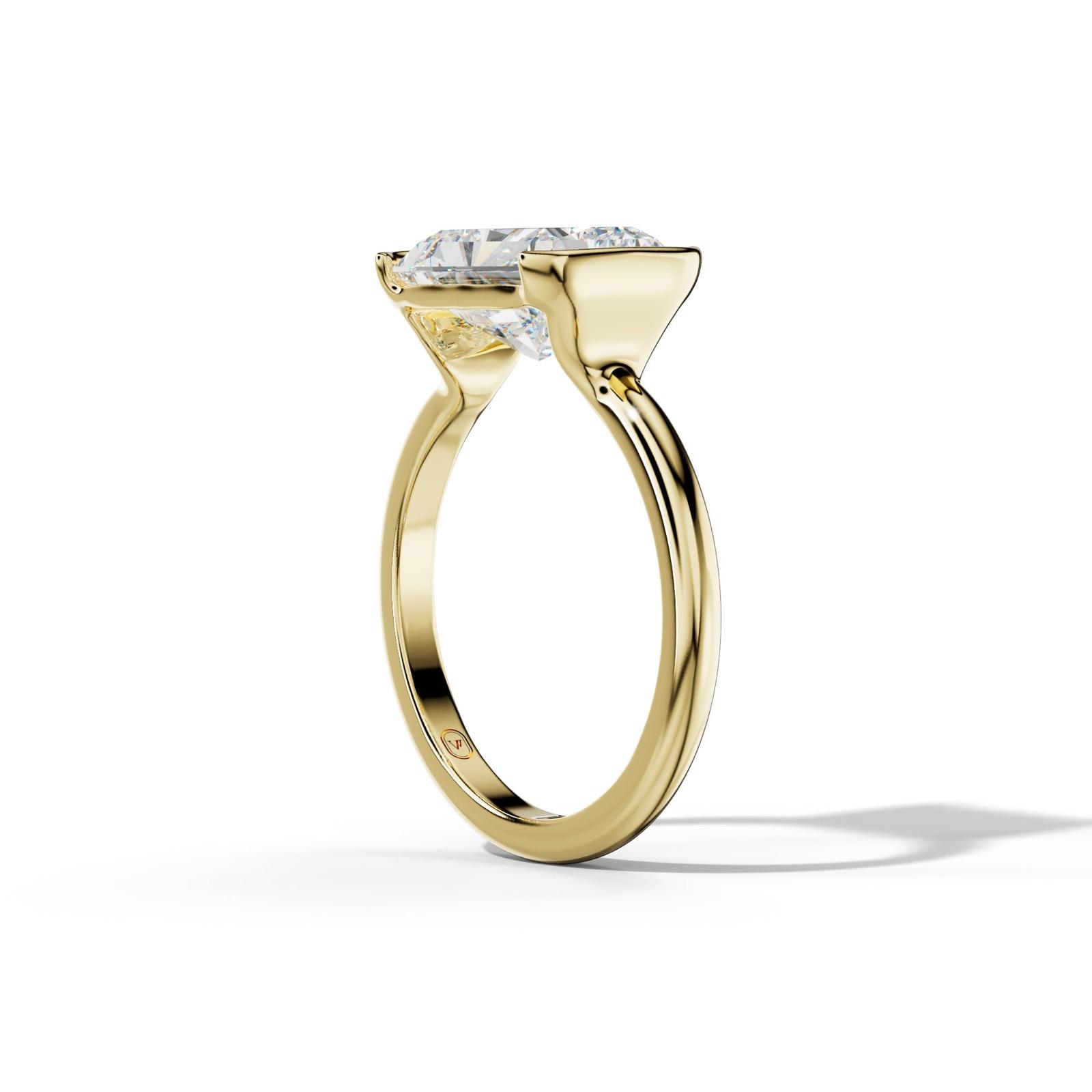 Azalea Radiant Diamond Engagement Ring