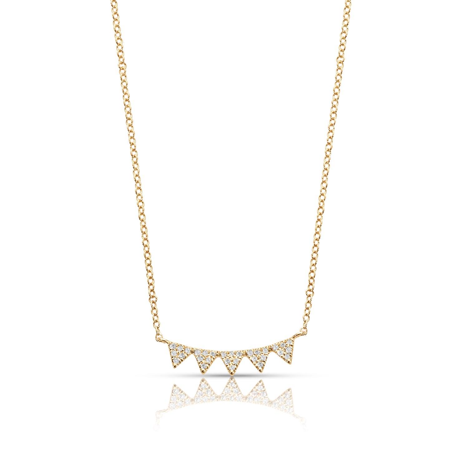 0.10 ctw Diamond Fashion Necklace Pendant-VIRABYANI