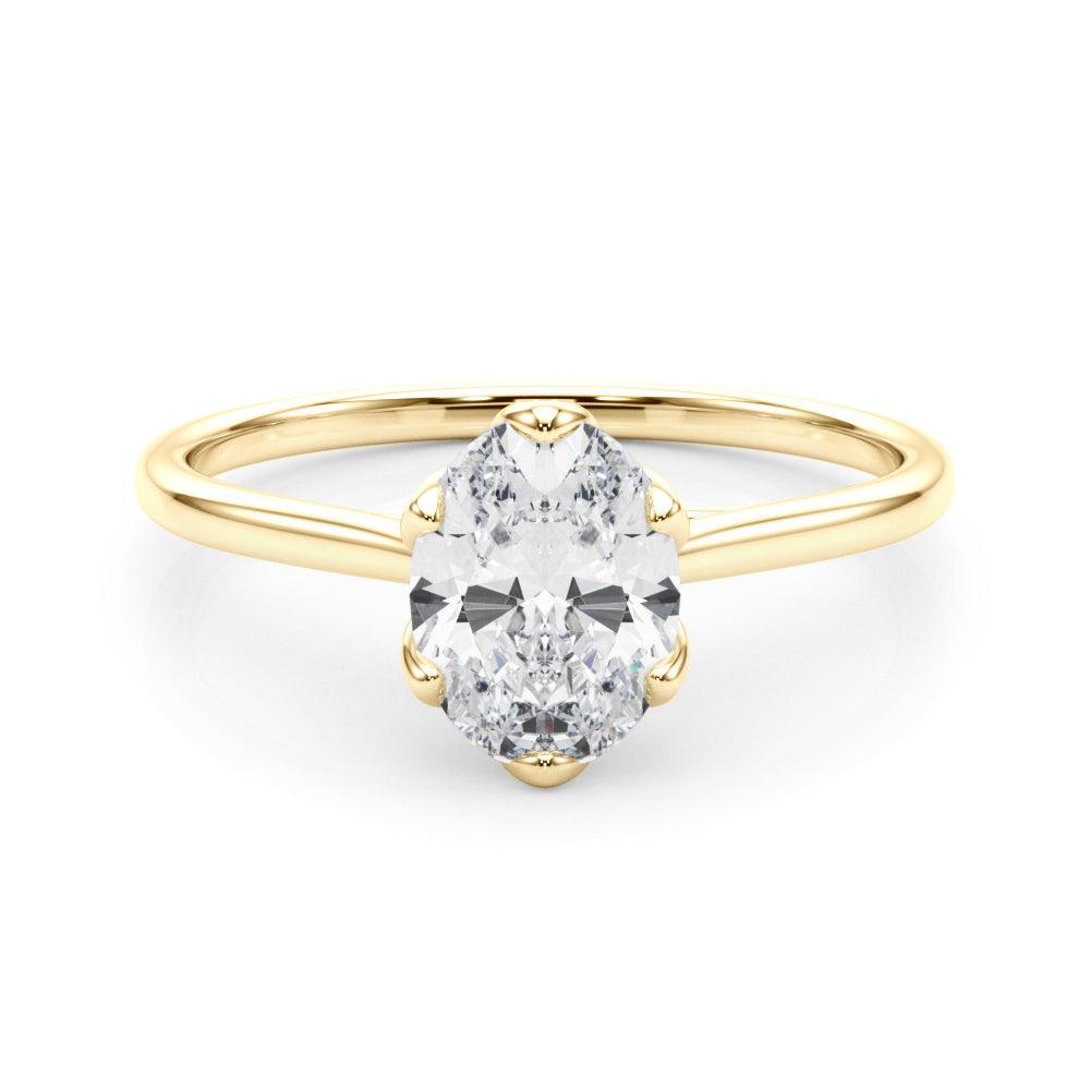 Esme Oval Lab Grown Diamond Solitaire Engagement Ring IGI Certified