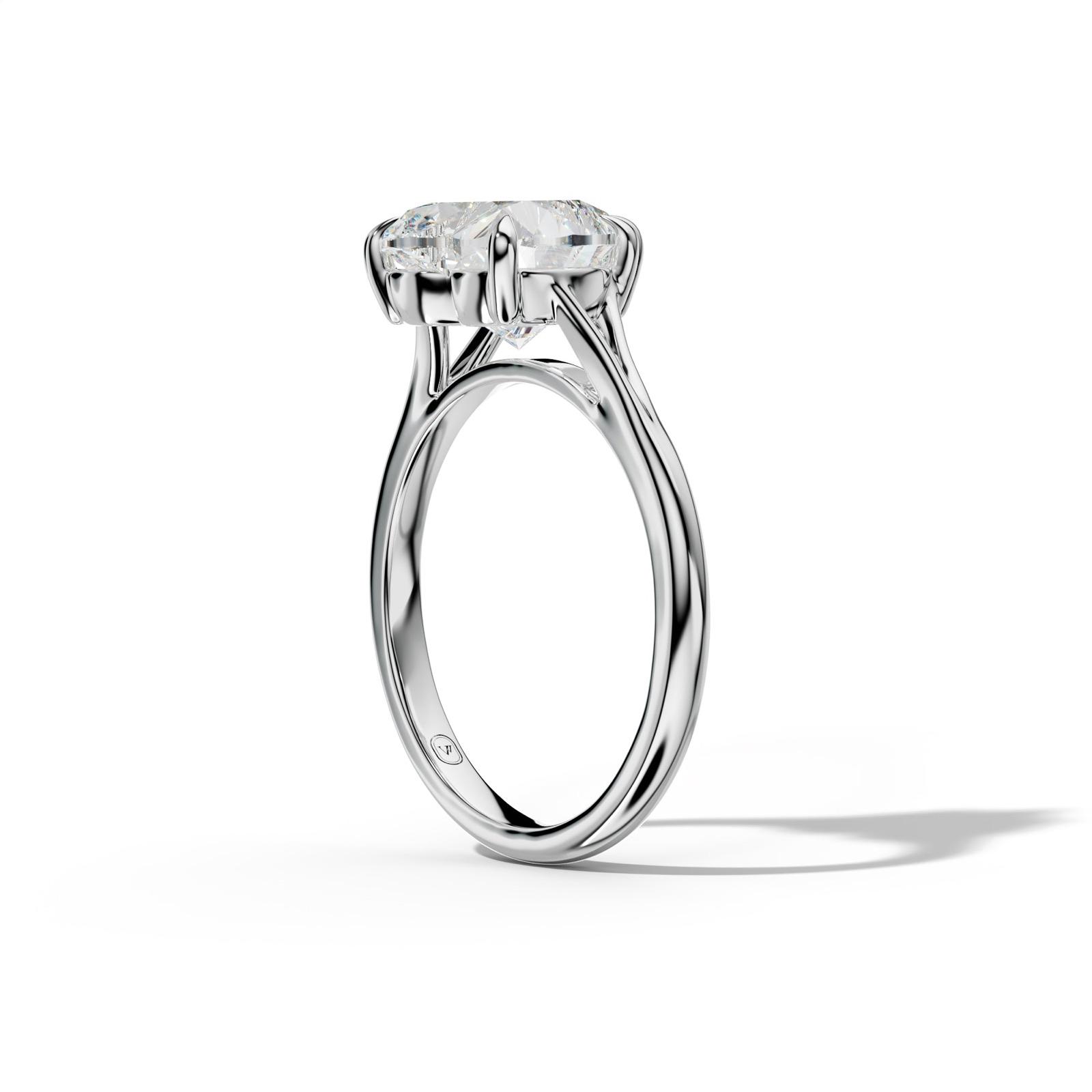 Jane Heart Diamond Engagement Ring