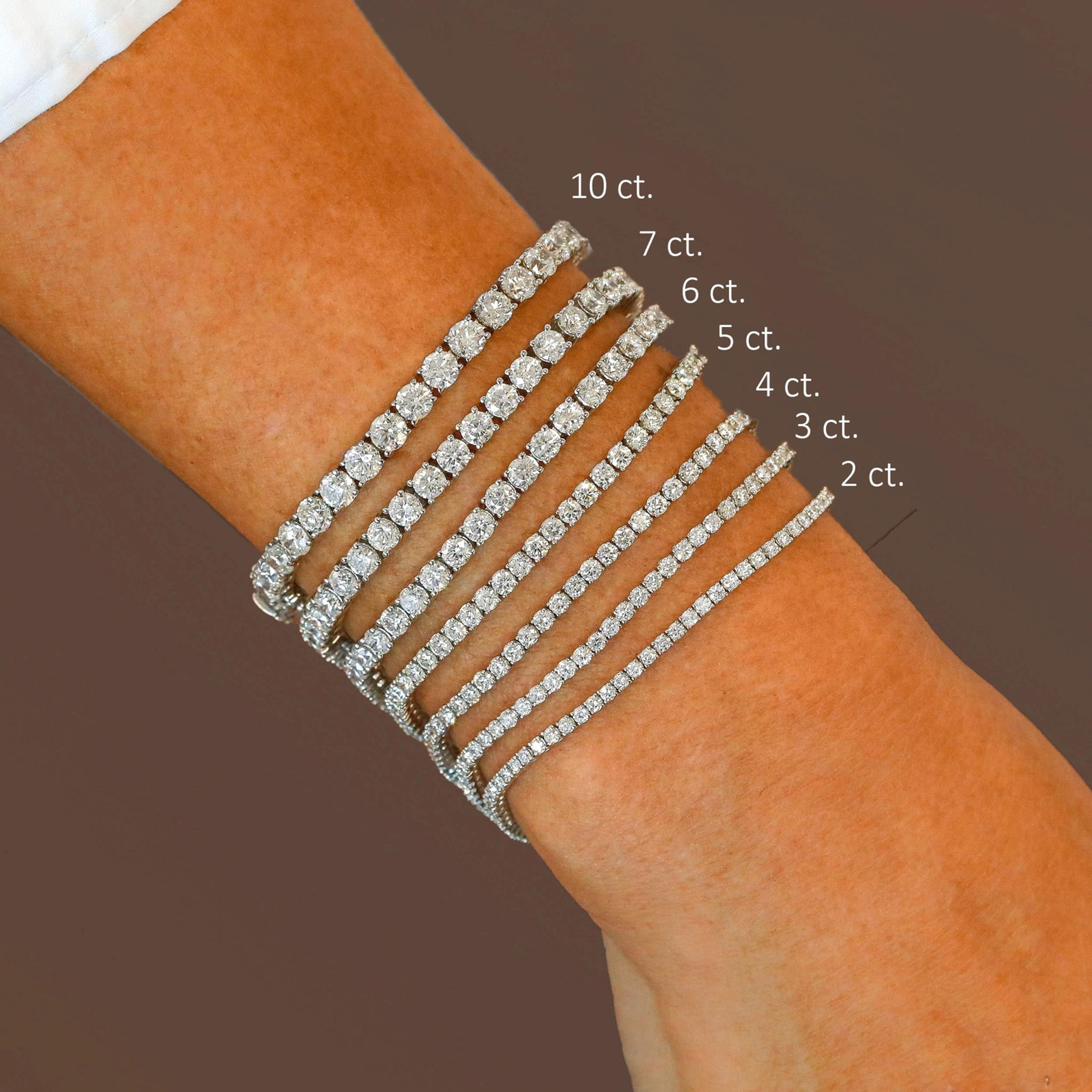 Four Prong Classic Diamond Tennis Bracelet