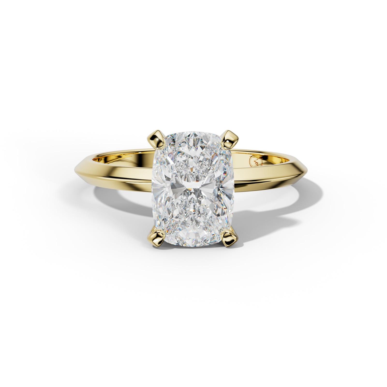 Tessa Elongated Cushion Diamond Engagement Ring