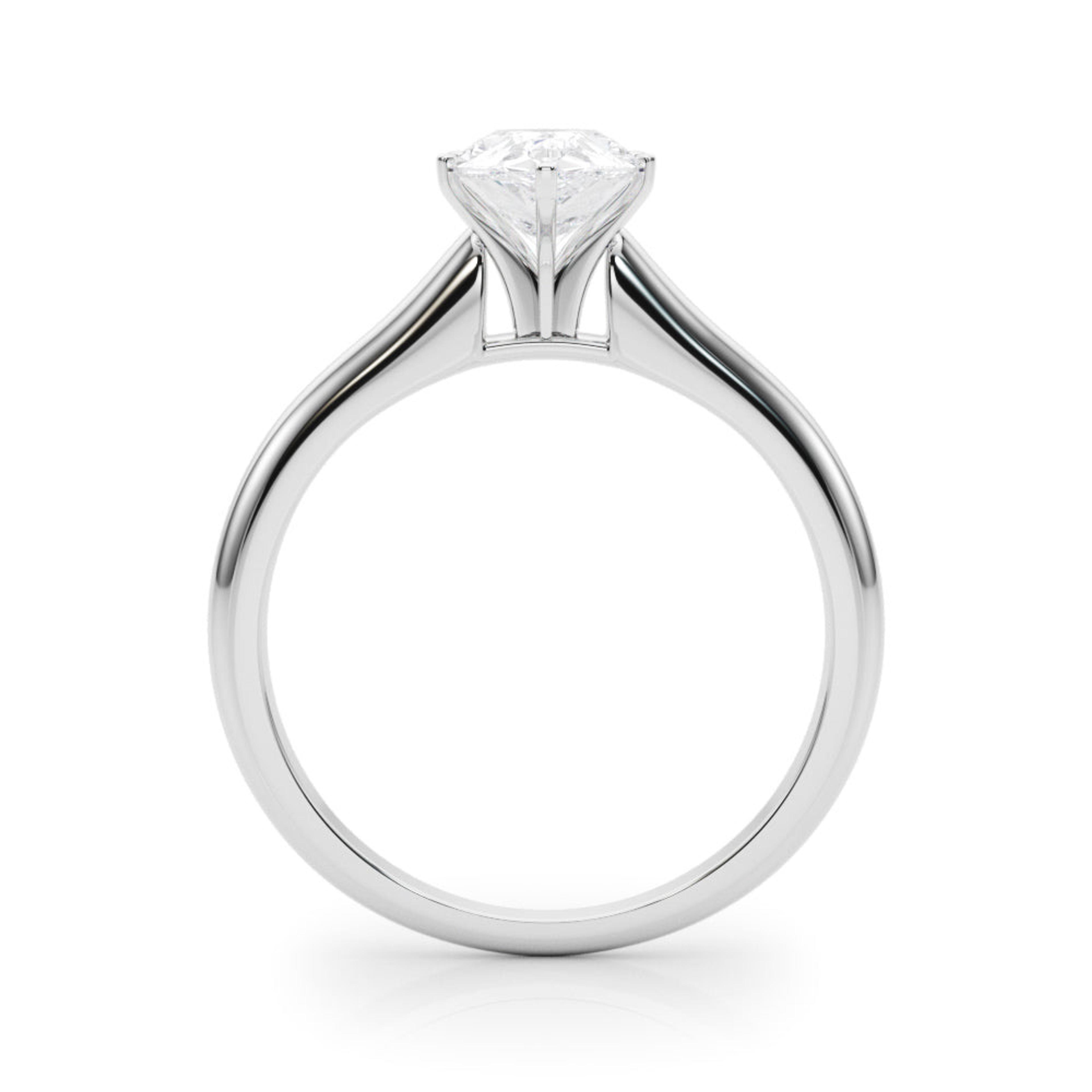 Isabella Pear Diamond Solitaire Engagement Ring