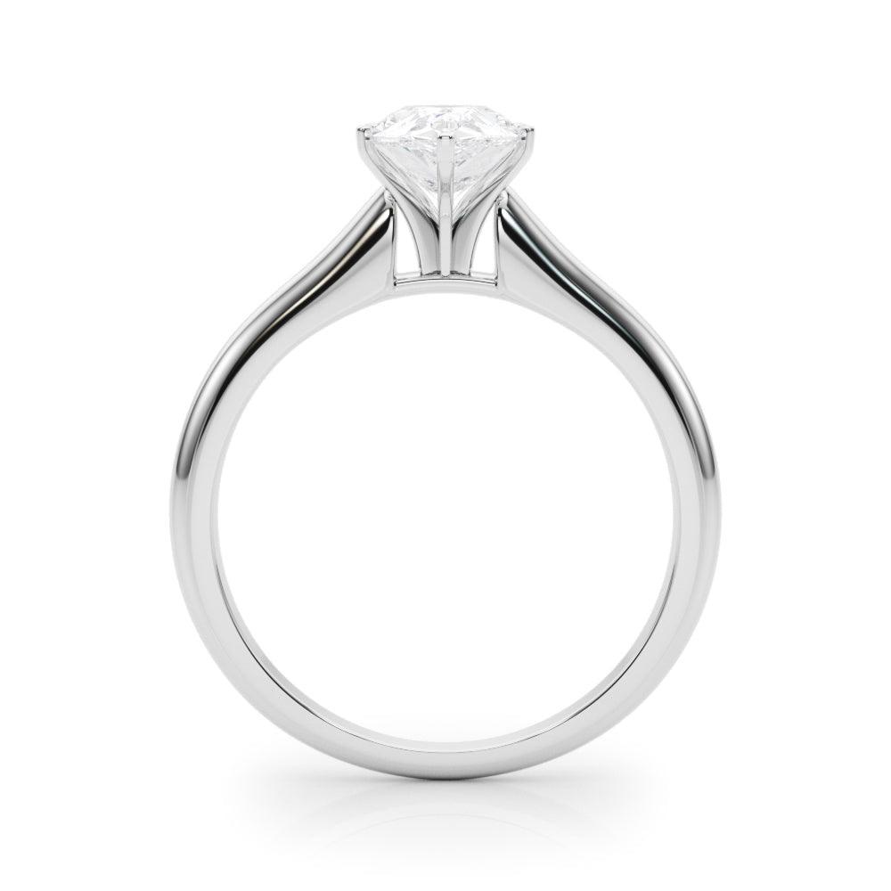 Isabella Pear Diamond Solitaire Engagement Ring