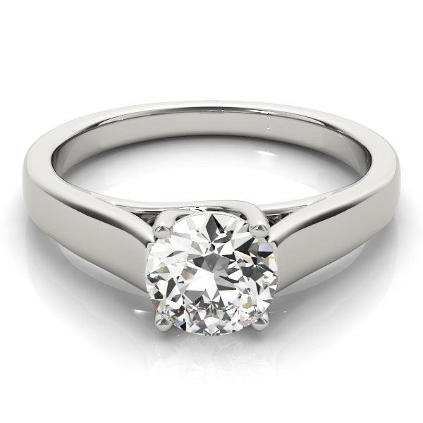 Evelyn Round Diamond Solitaire Engagement Ring