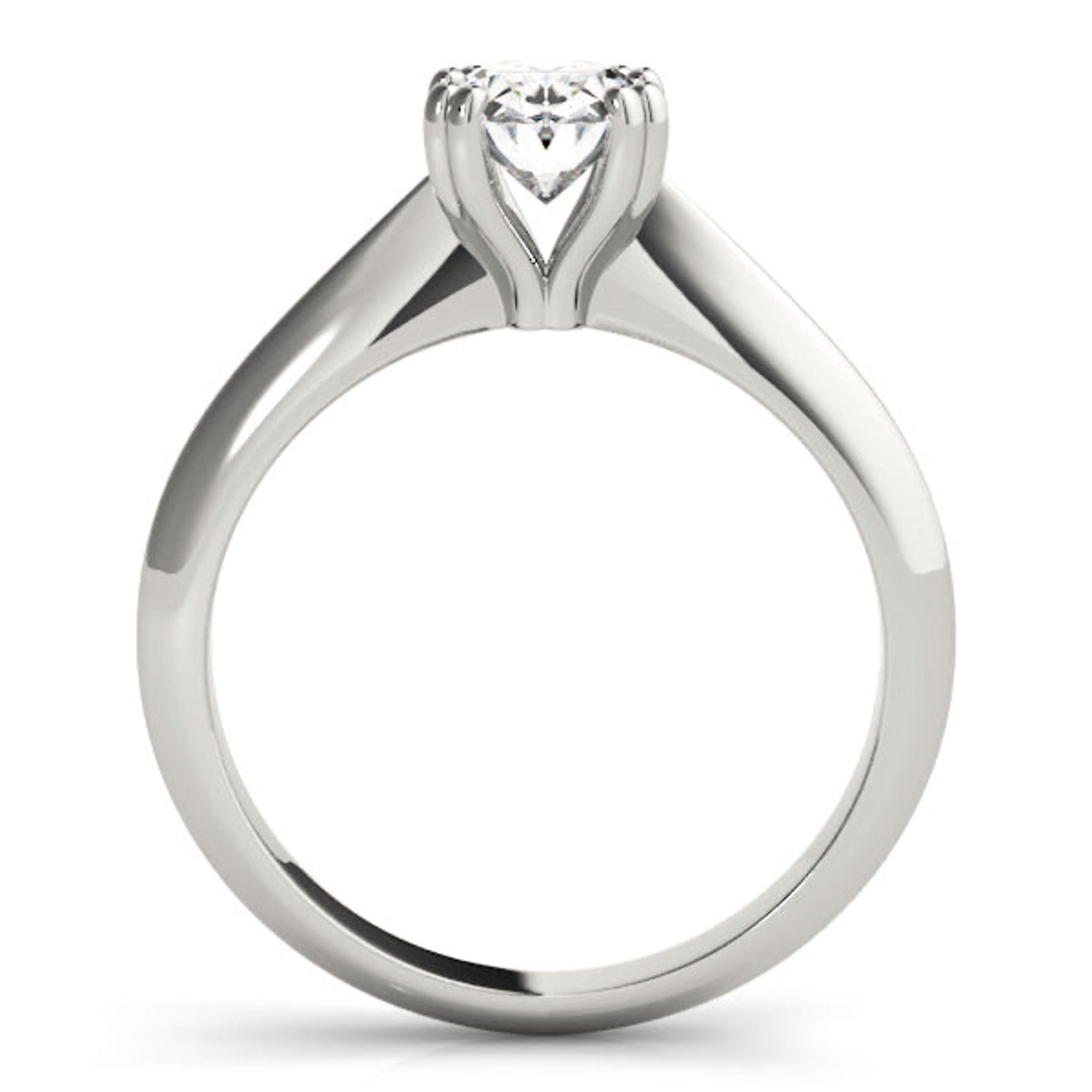 Ava Oval Lab Grown Diamond Solitaire Engagement Ring IGI Certified
