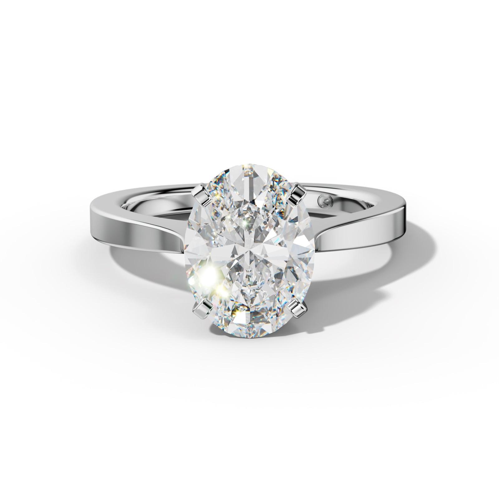 Amaya Oval Diamond Engagement Ring