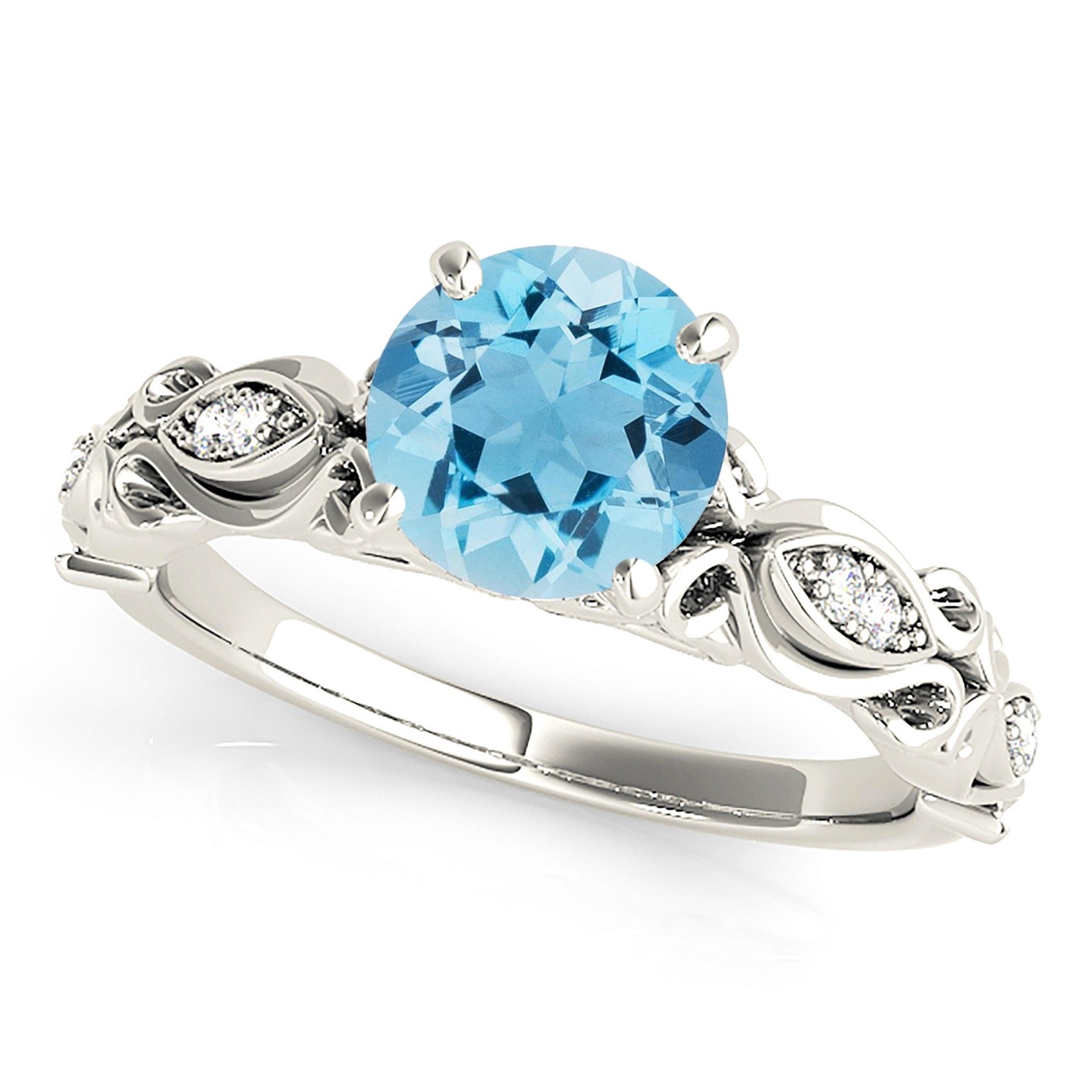 Aquamarine Rings