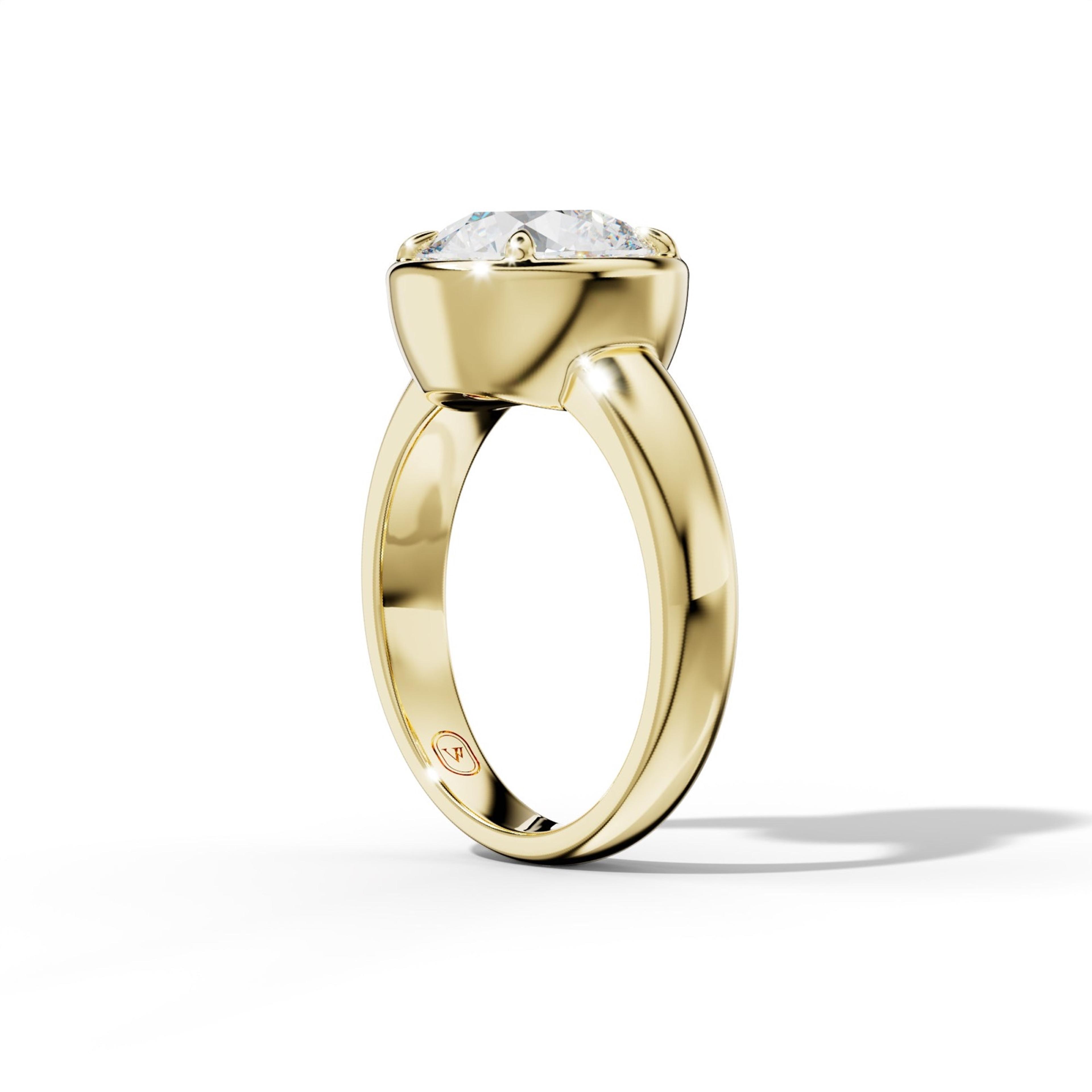 Giselle Round Diamond  Engagement Ring