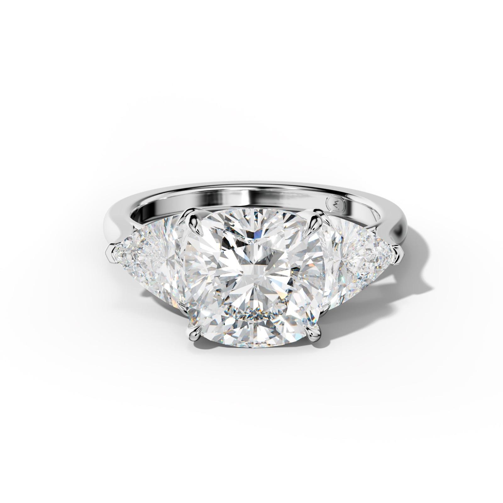 Ivy Cushion Cut Engagement Ring