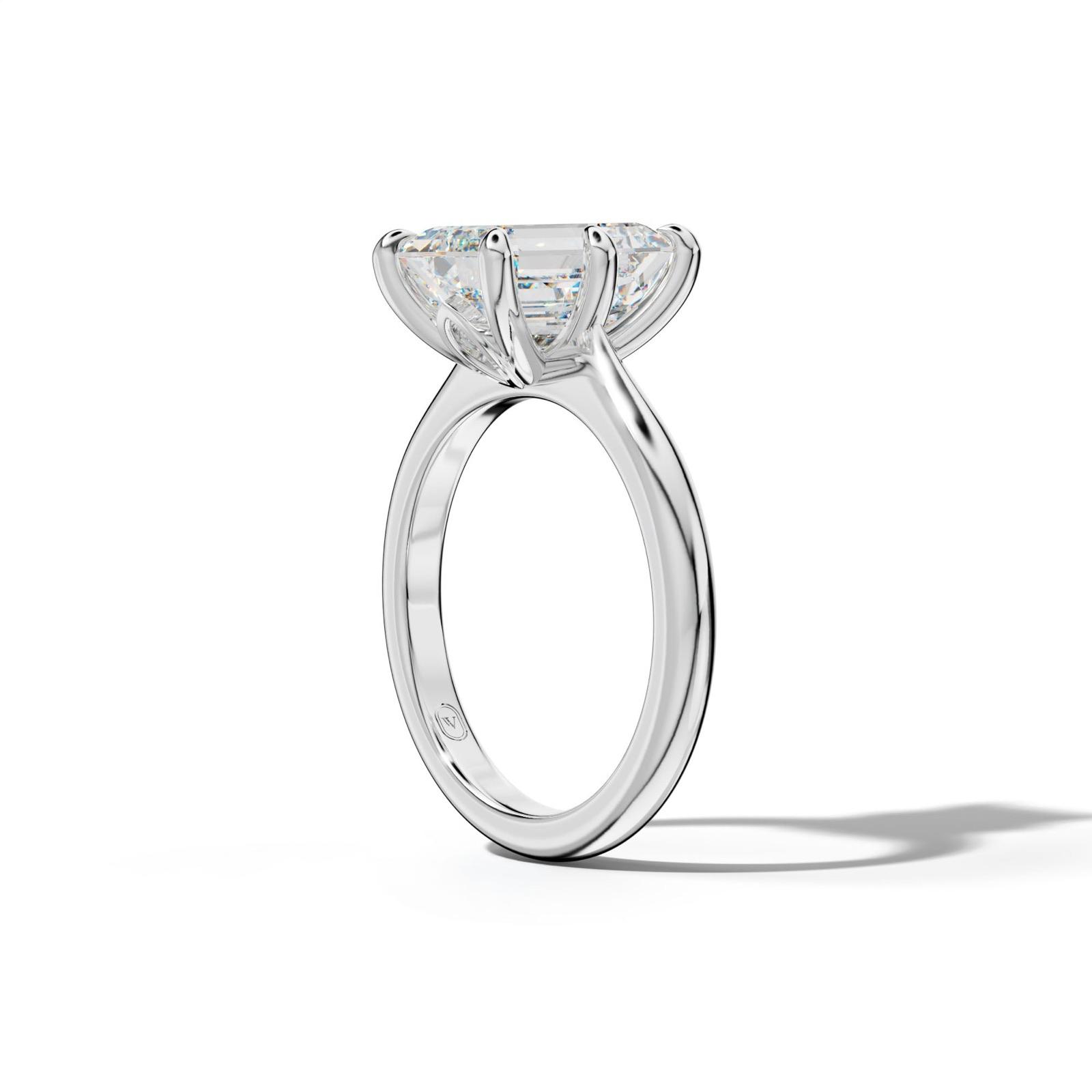 Miranda Emerald Cut Engagement Ring