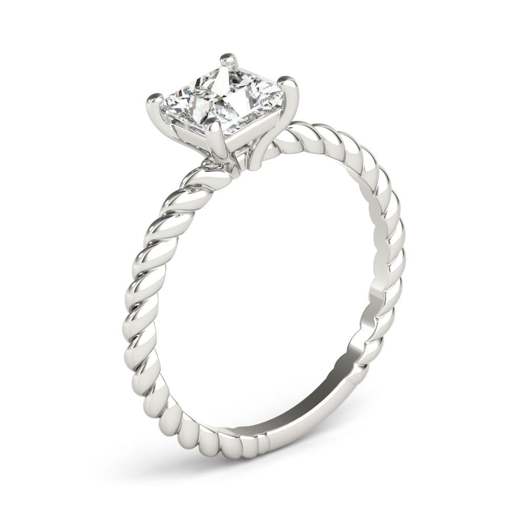 Eleanor Princess Diamond Solitaire Engagement Ring