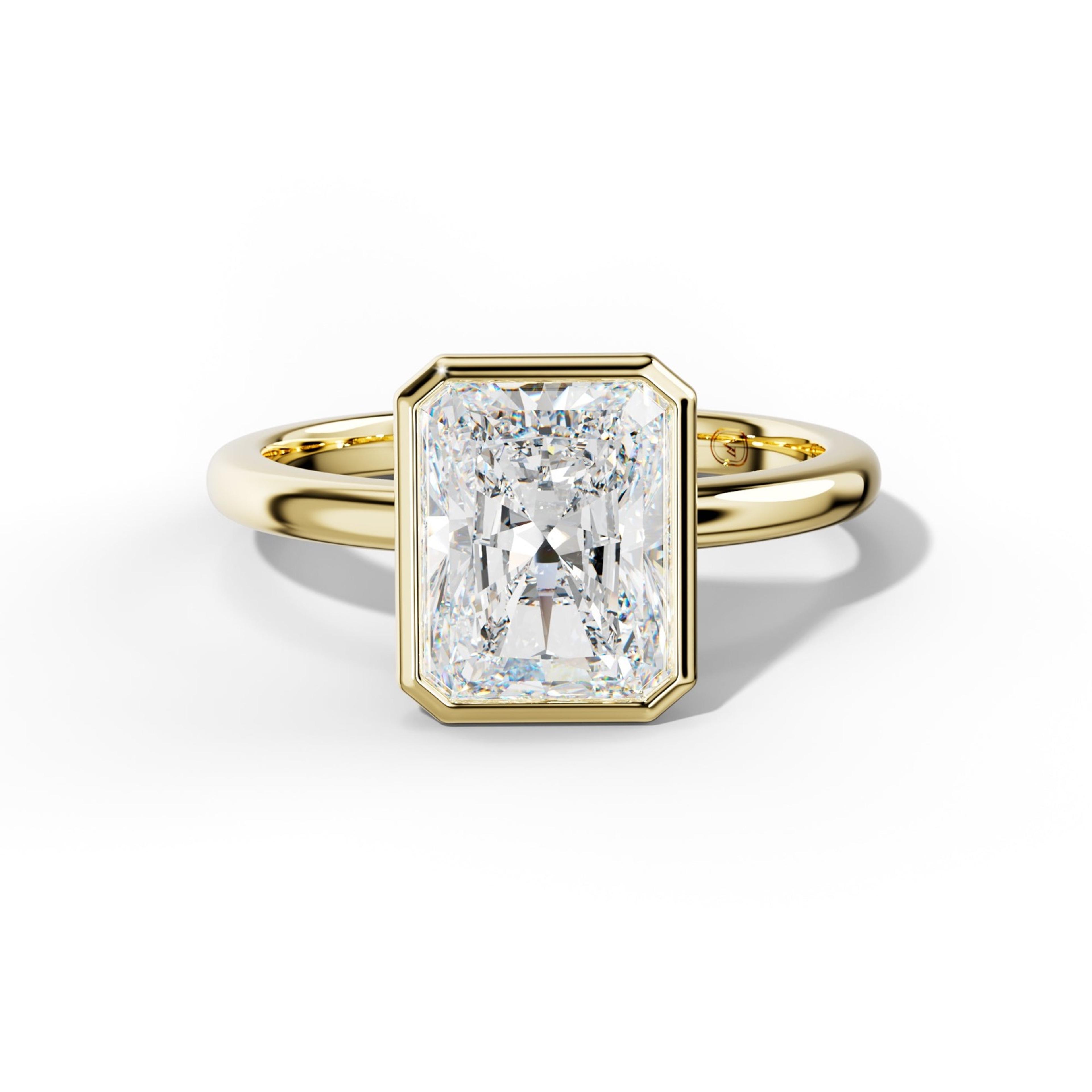 Malaya Radiant Diamond Engagement Ring