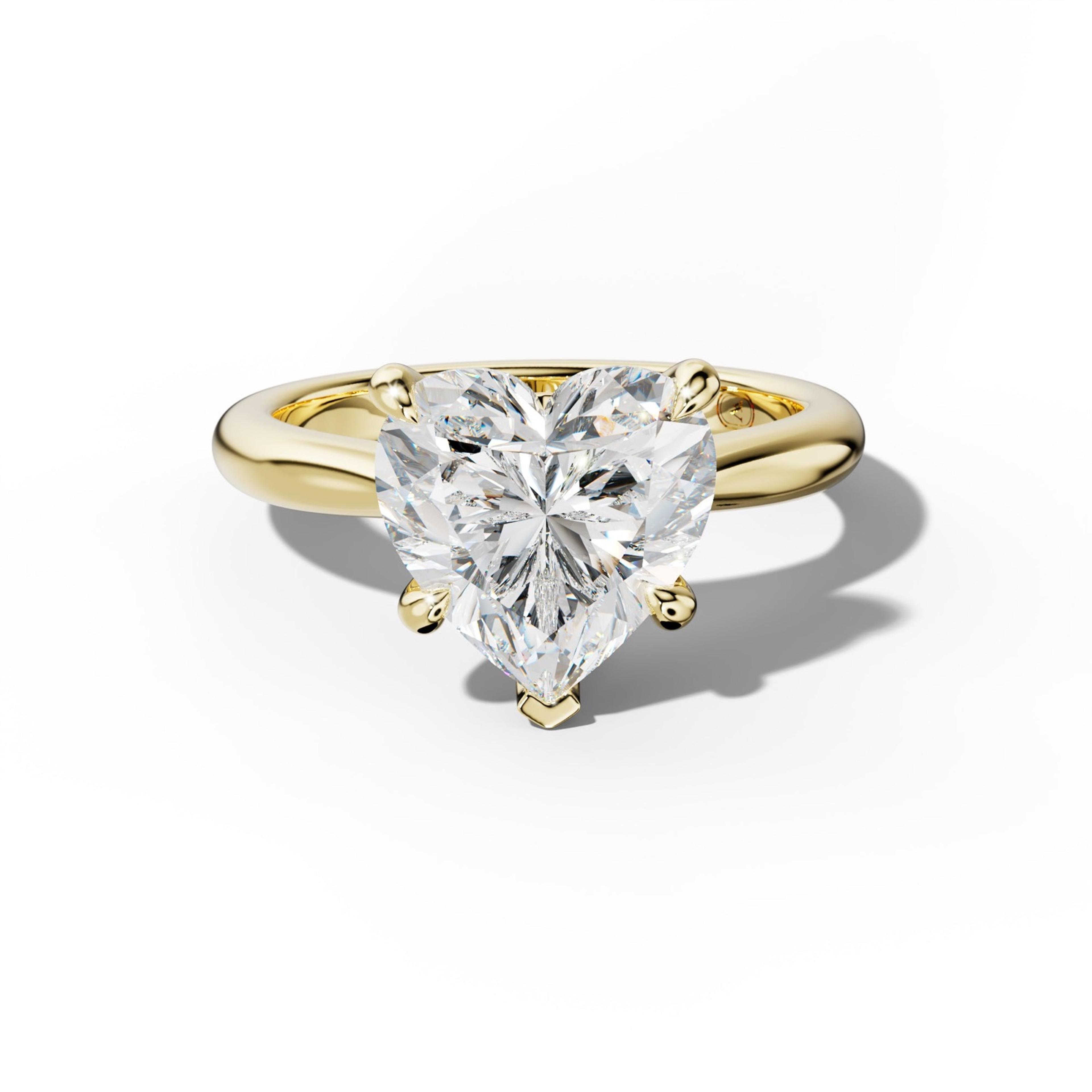 Miranda Heart Diamond Engagement Ring