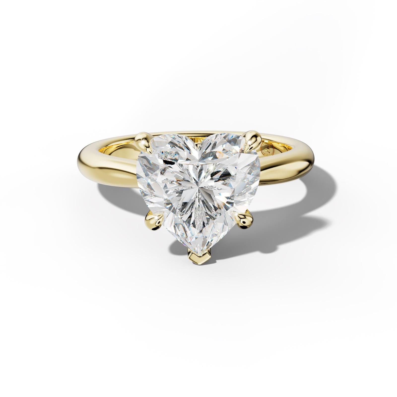 Miranda Heart Diamond Engagement Ring