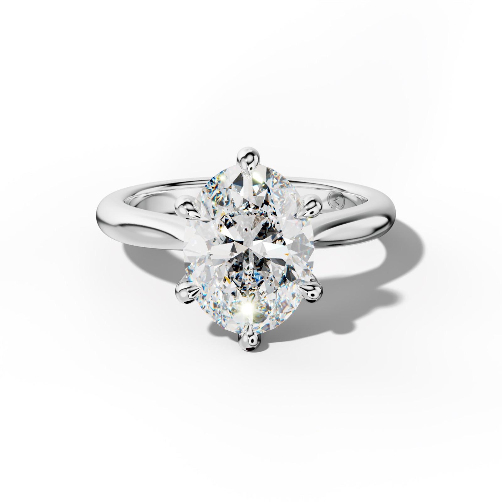 Miranda Oval Diamond Engagement Ring