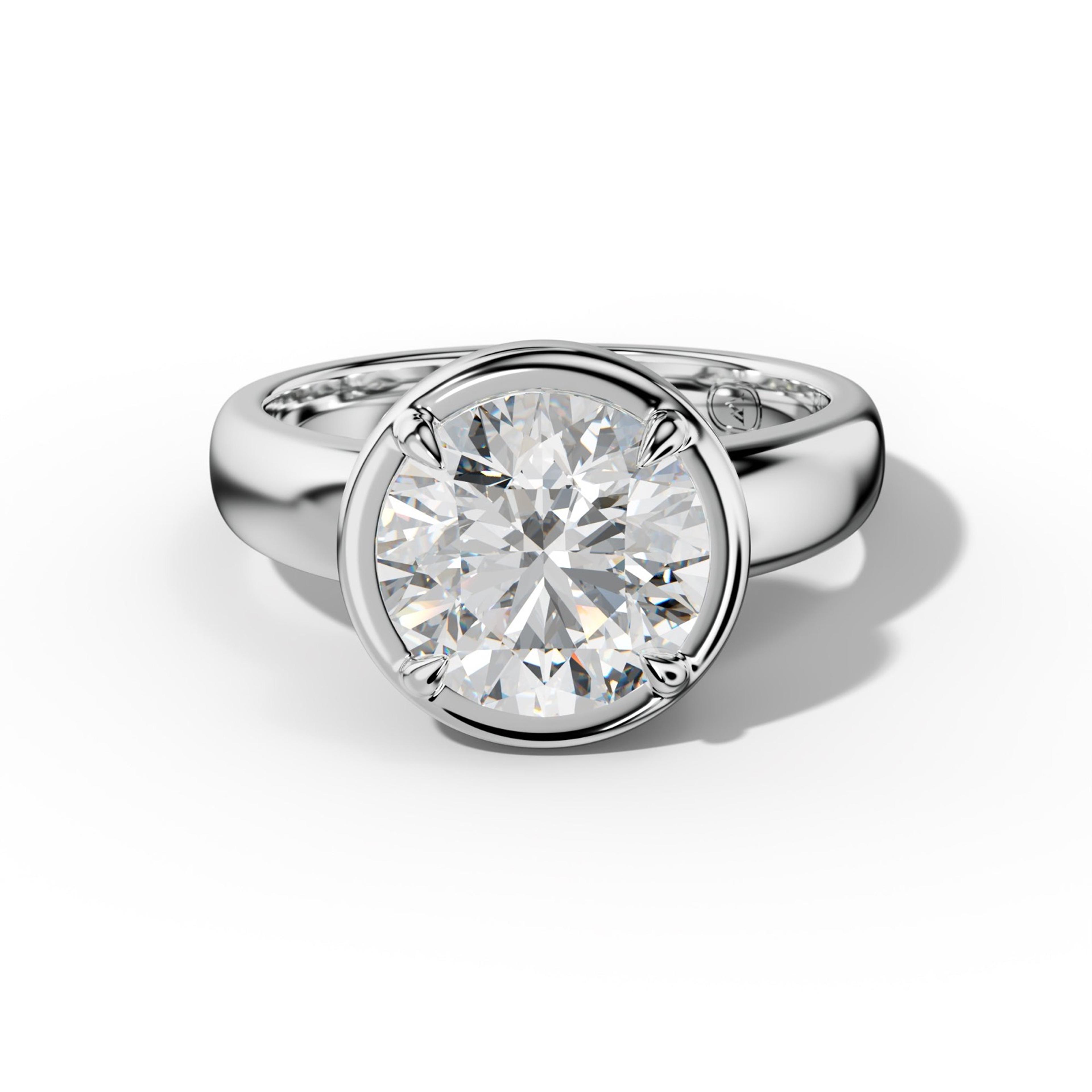 Giselle Round Diamond  Engagement Ring