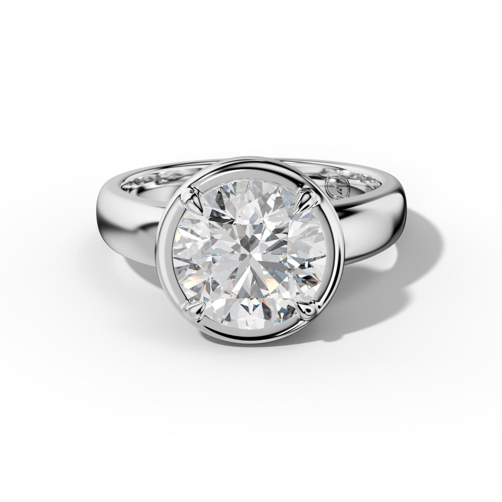 Giselle Round Diamond Engagement Ring