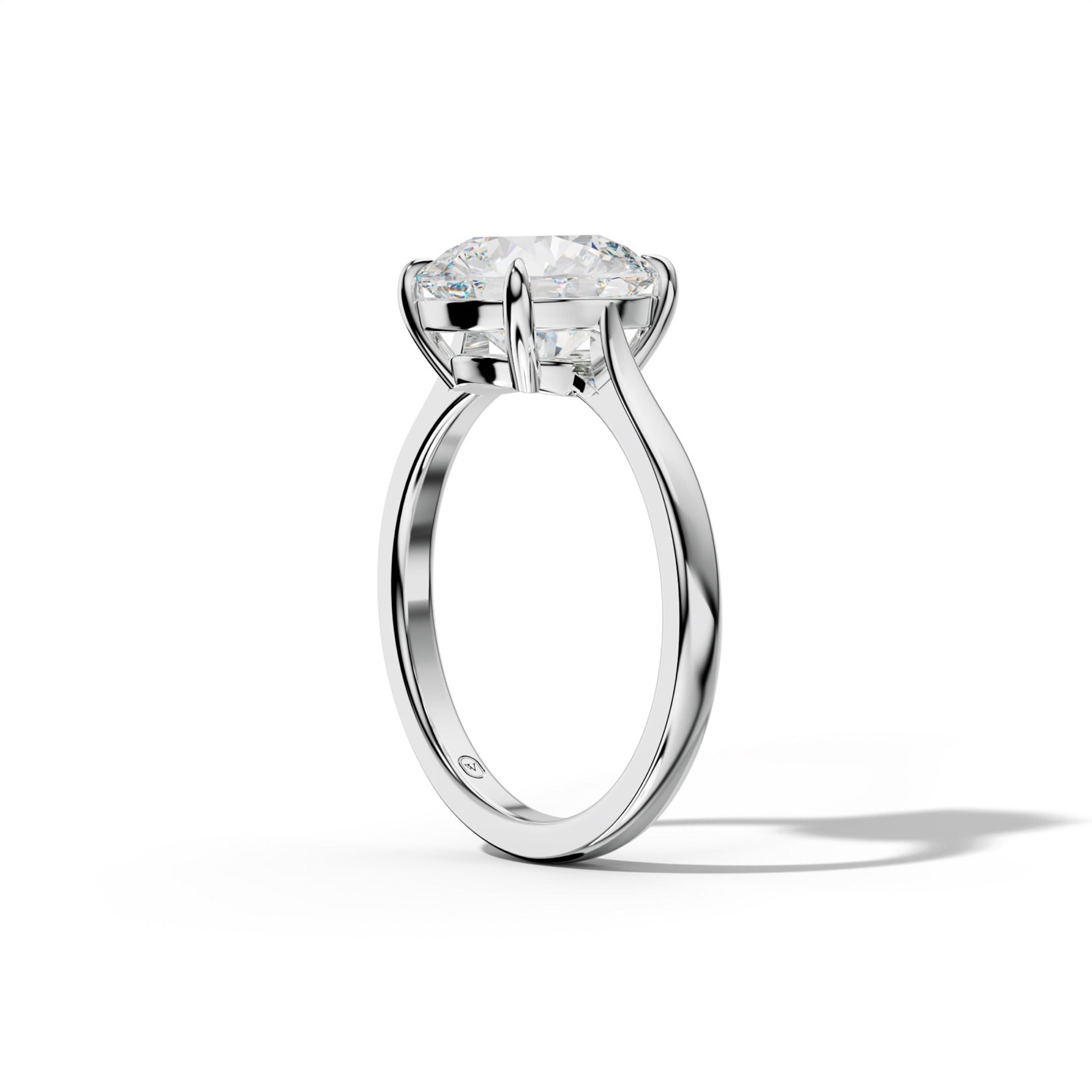 Freya Round Diamond Engagement Ring