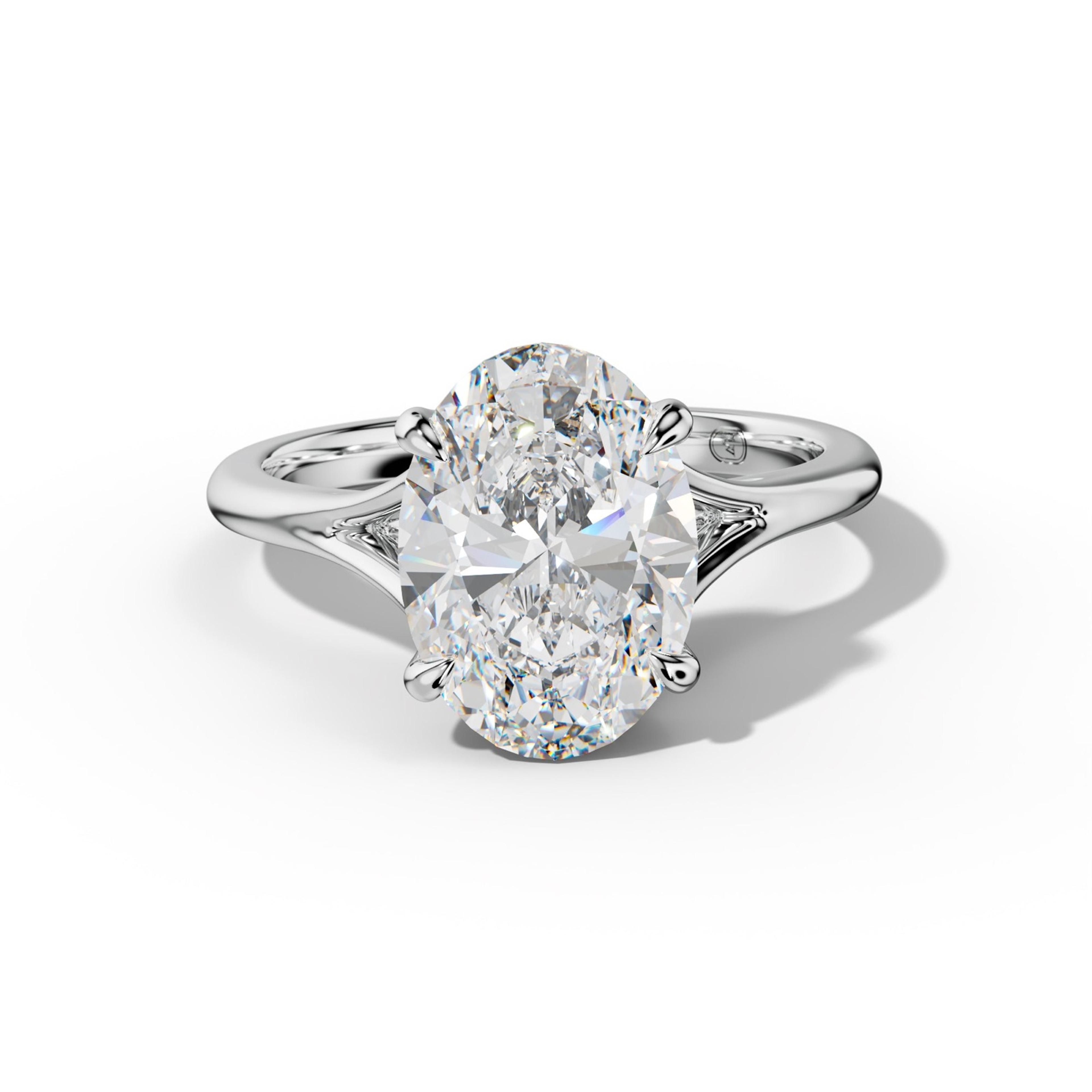 Jane Oval Diamond  Engagement Ring